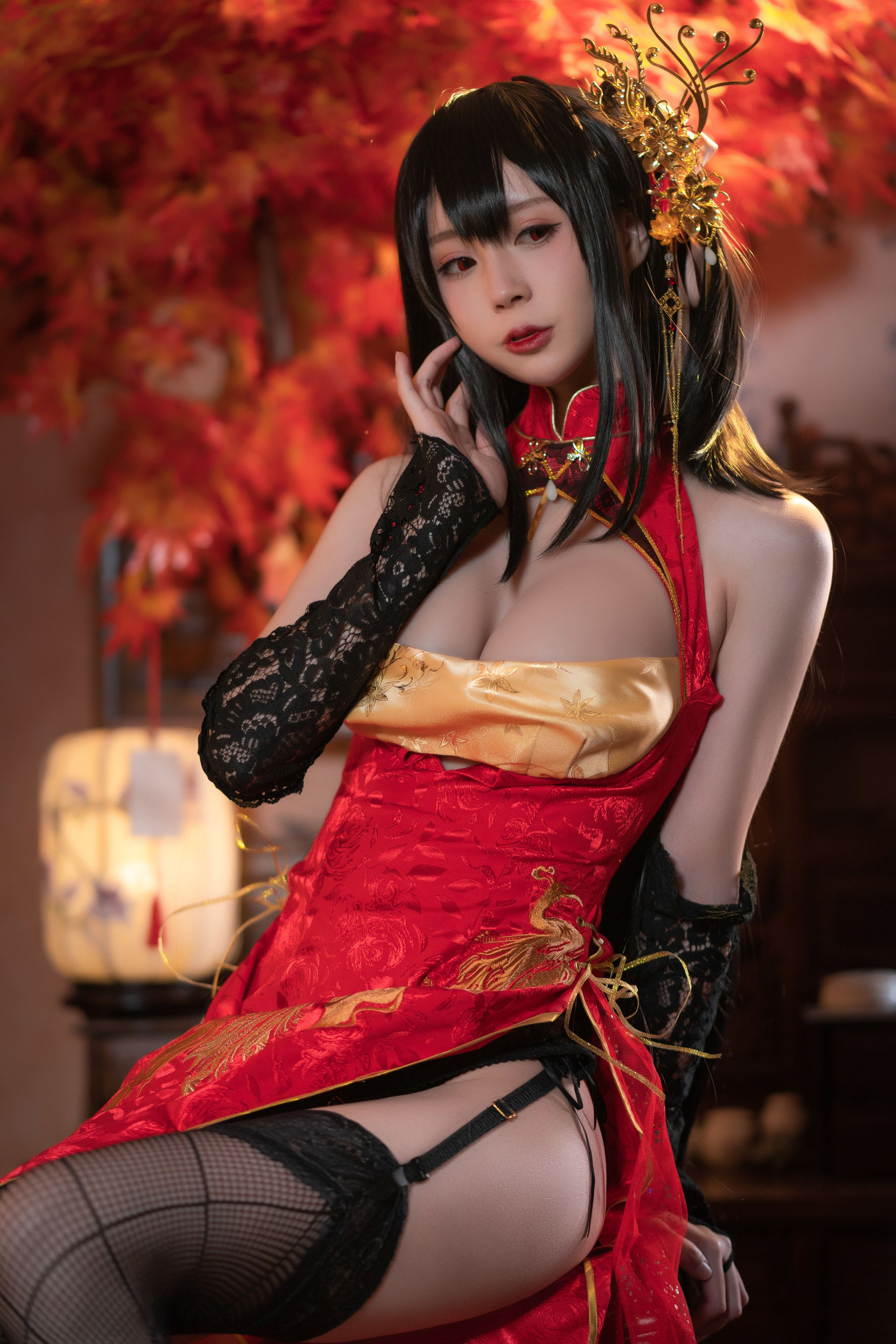 [网红COSER写真] 西园寺南歌写真 - 大凤 旗袍