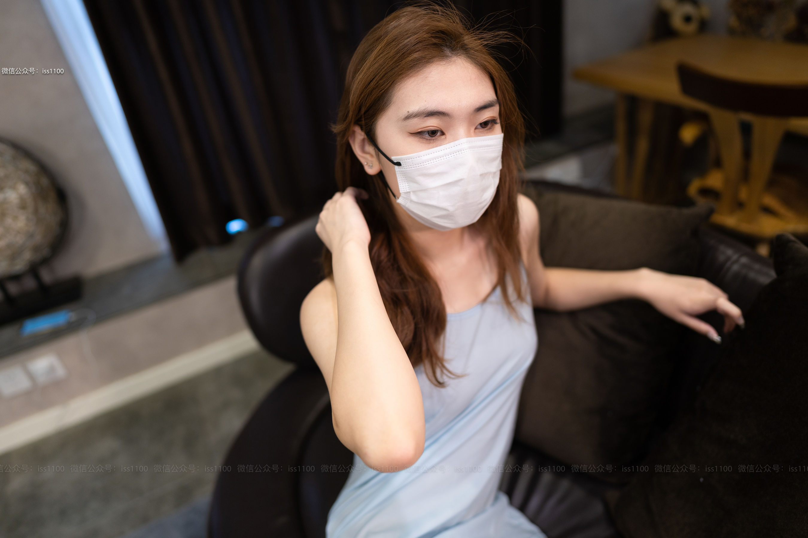 [ISS系列]  诗薇 蓝色吊带