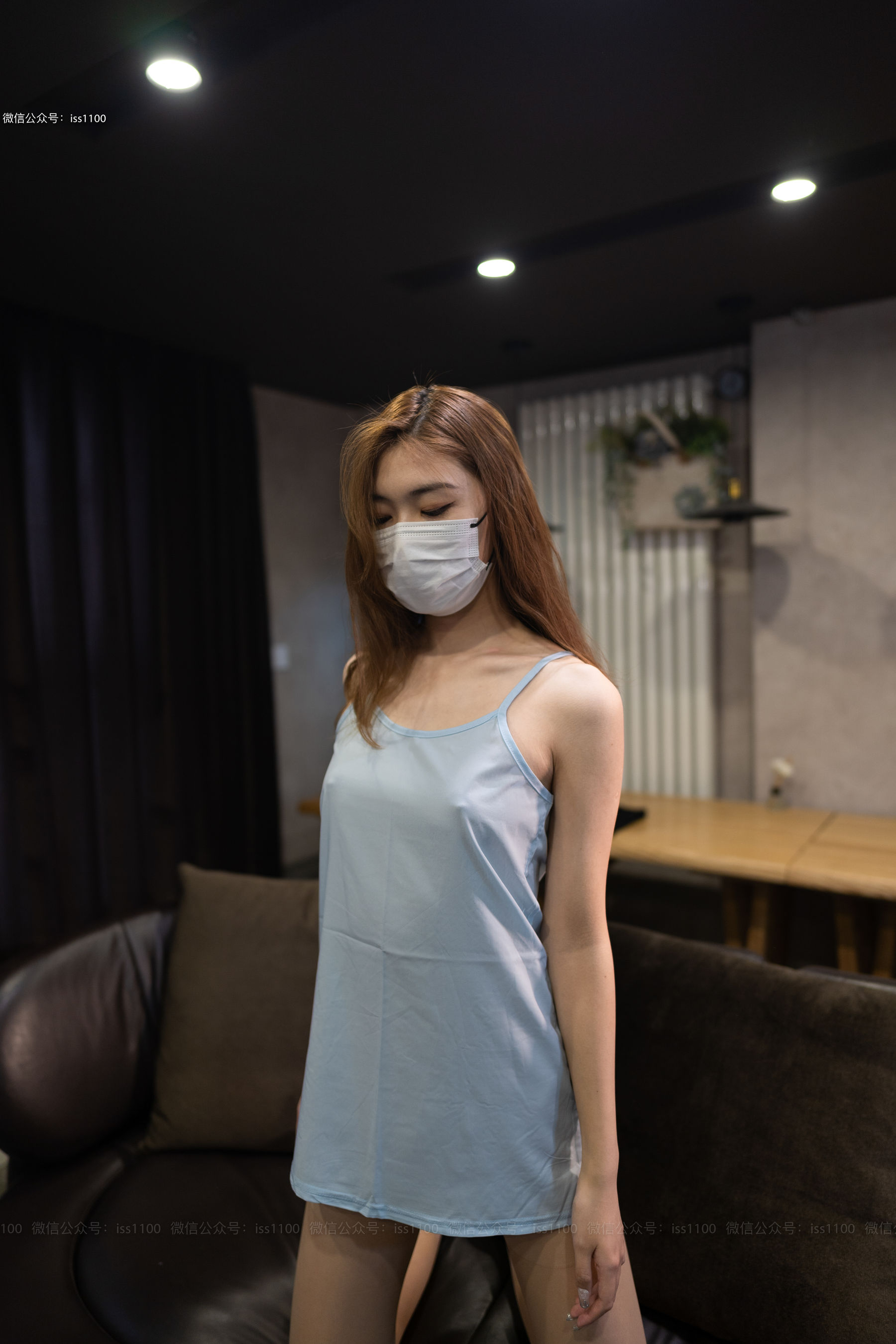 [ISS系列]  诗薇 蓝色吊带