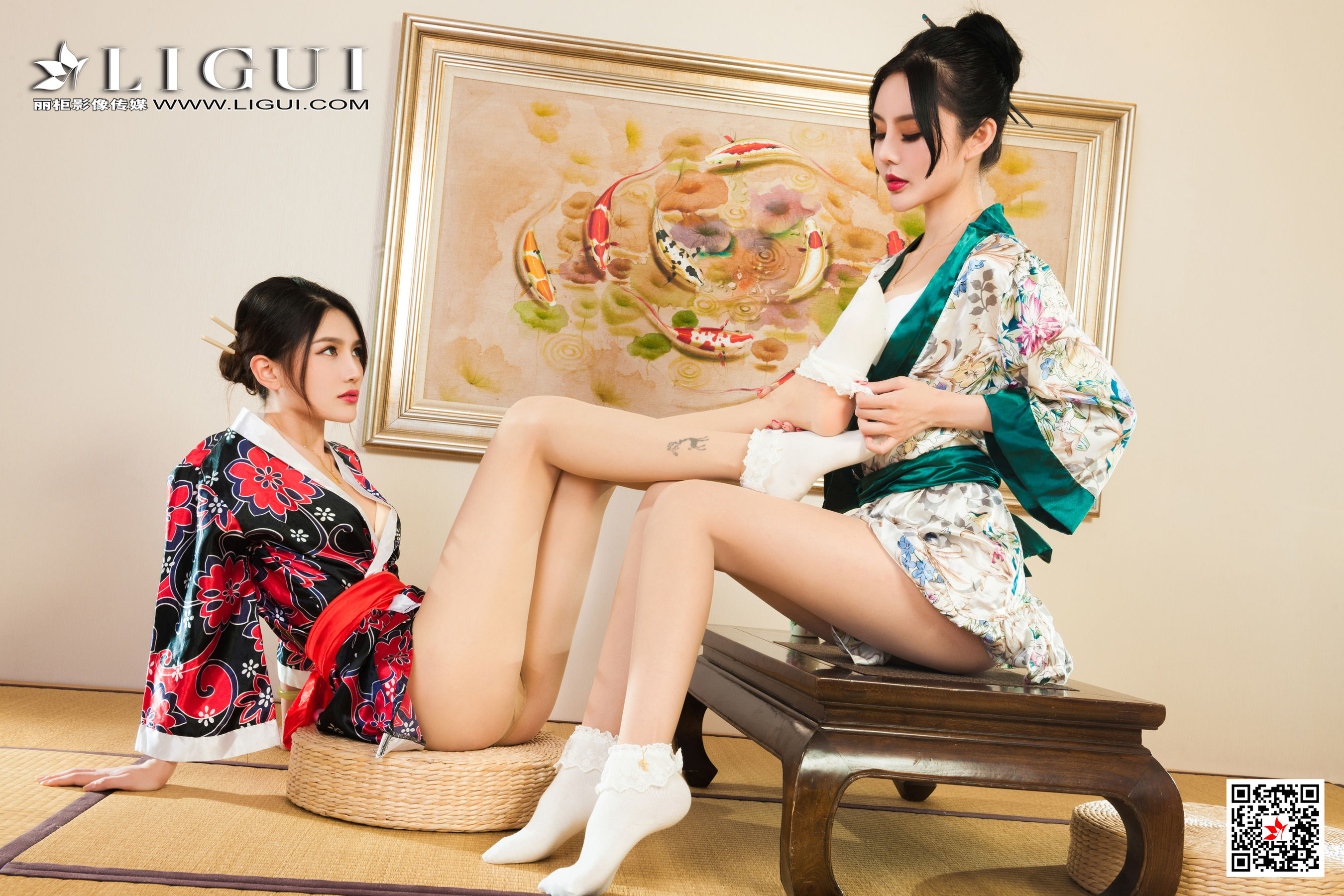 [丽柜Ligui] 网络丽人 Model 凉儿&甜甜