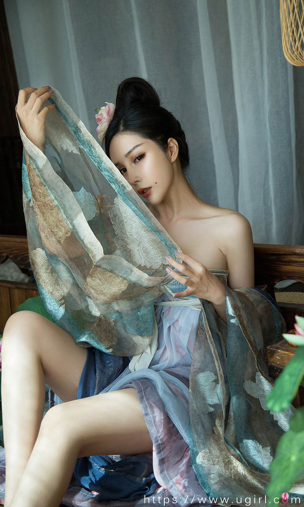 [尤果圈爱尤物Ugirls] No.2152 孟十朵&田冰冰&妮小妖 织女梦