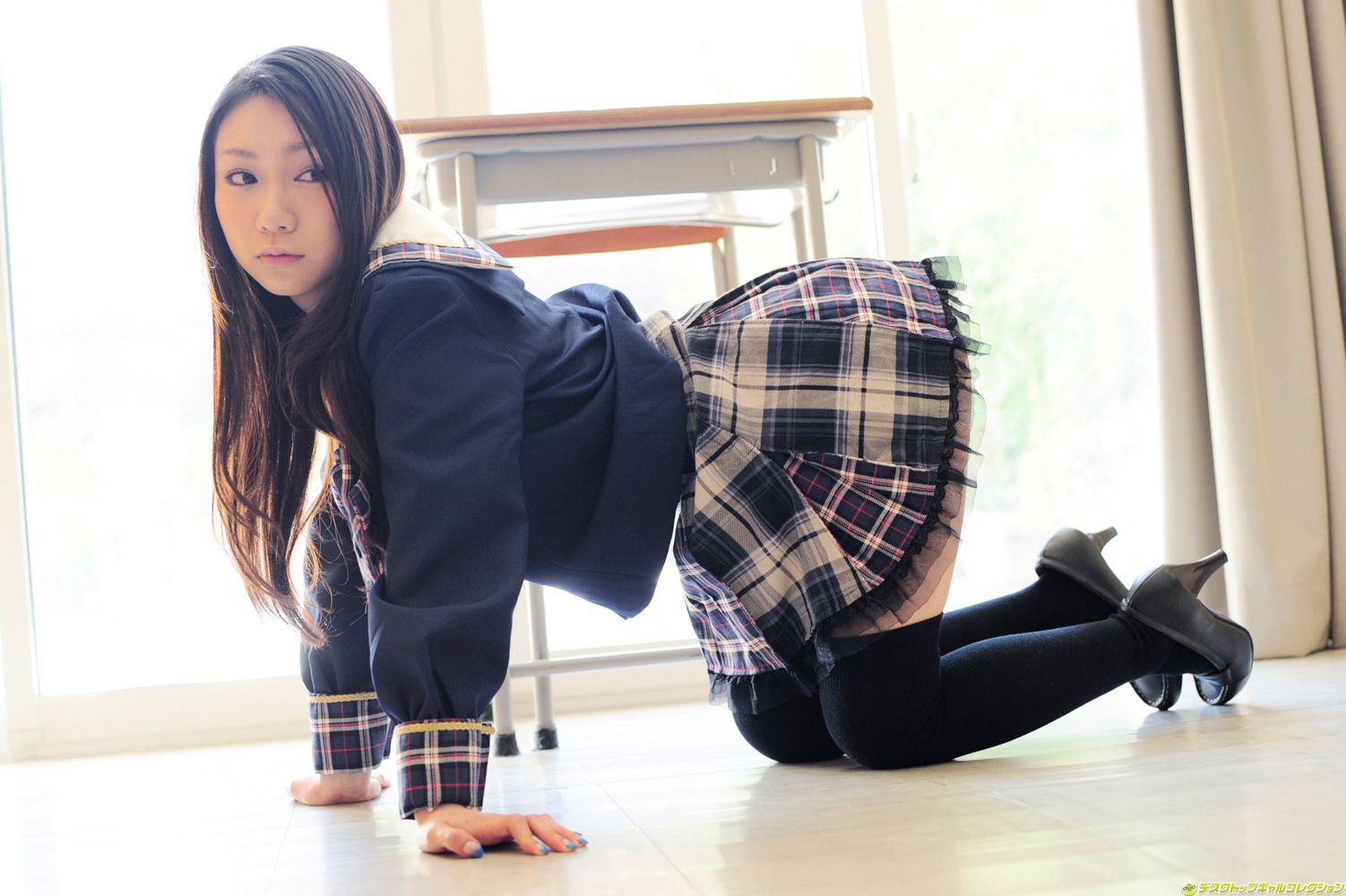 [DGC] NO.948 星野智世/ほしの智世 制服美少女天國