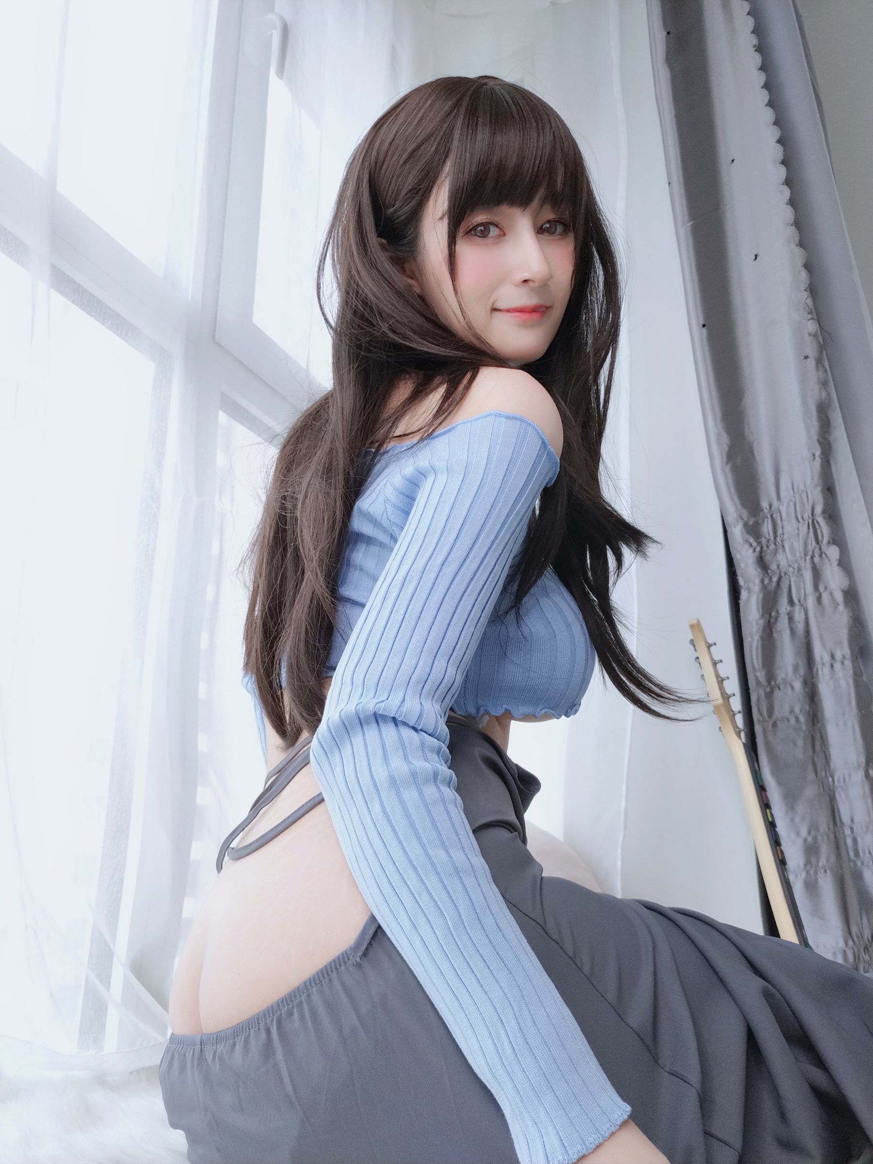 [网红COSER写真] Coser小姐姐白银 - 吉他妹妹