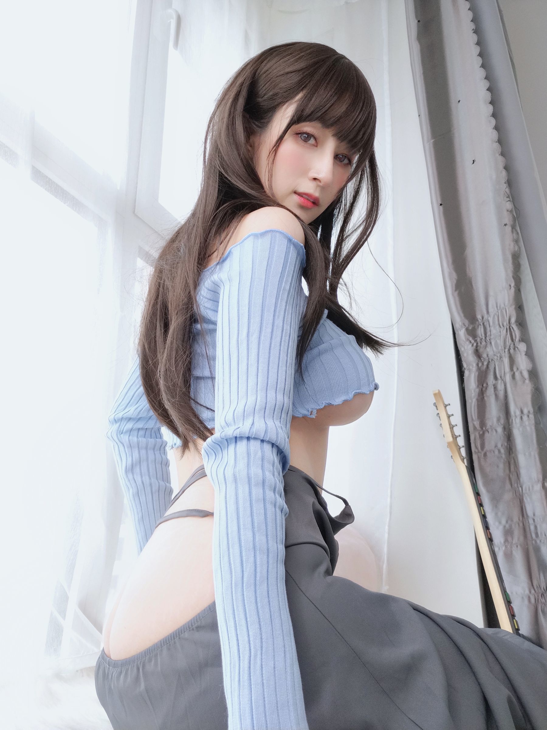 [网红COSER写真] Coser小姐姐白银 - 吉他妹妹