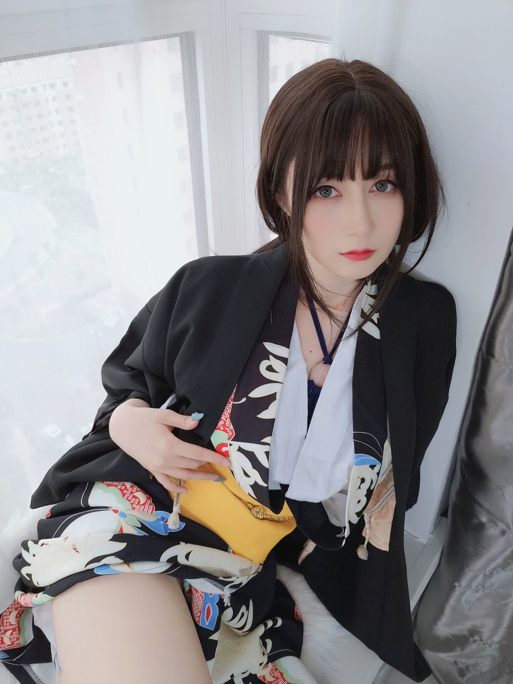 [网红COSER写真] Coser小姐姐白银 - 和服下的秘密