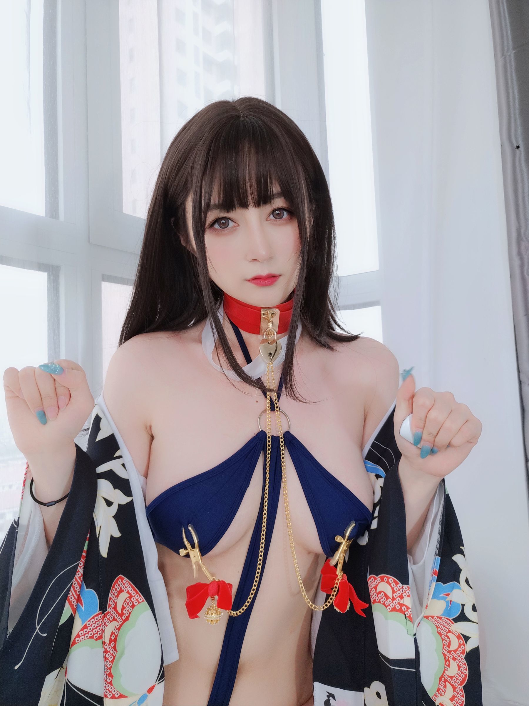[网红COSER写真] Coser小姐姐白银 - 和服下的秘密