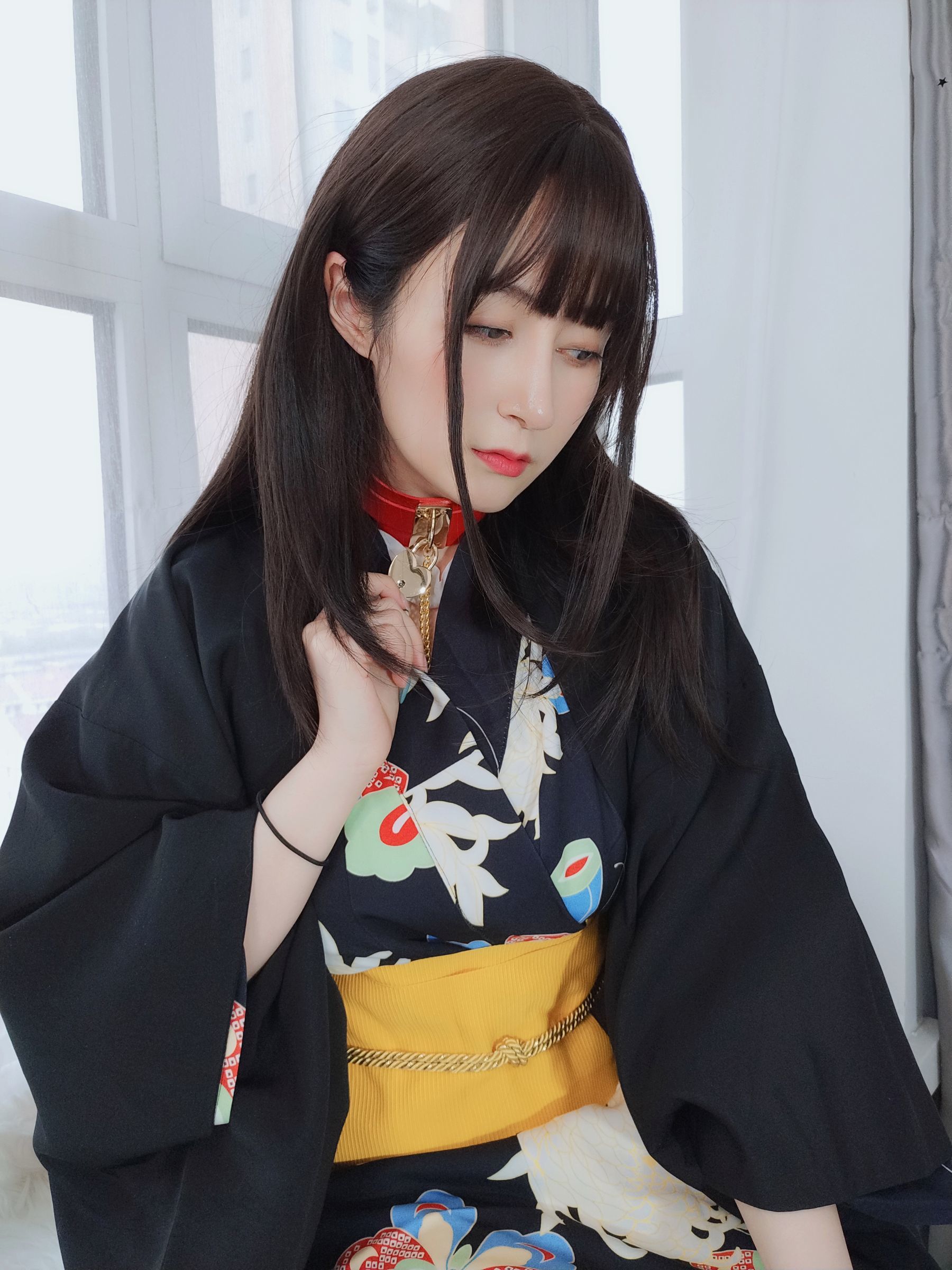 [网红COSER写真] Coser小姐姐白银 - 和服下的秘密