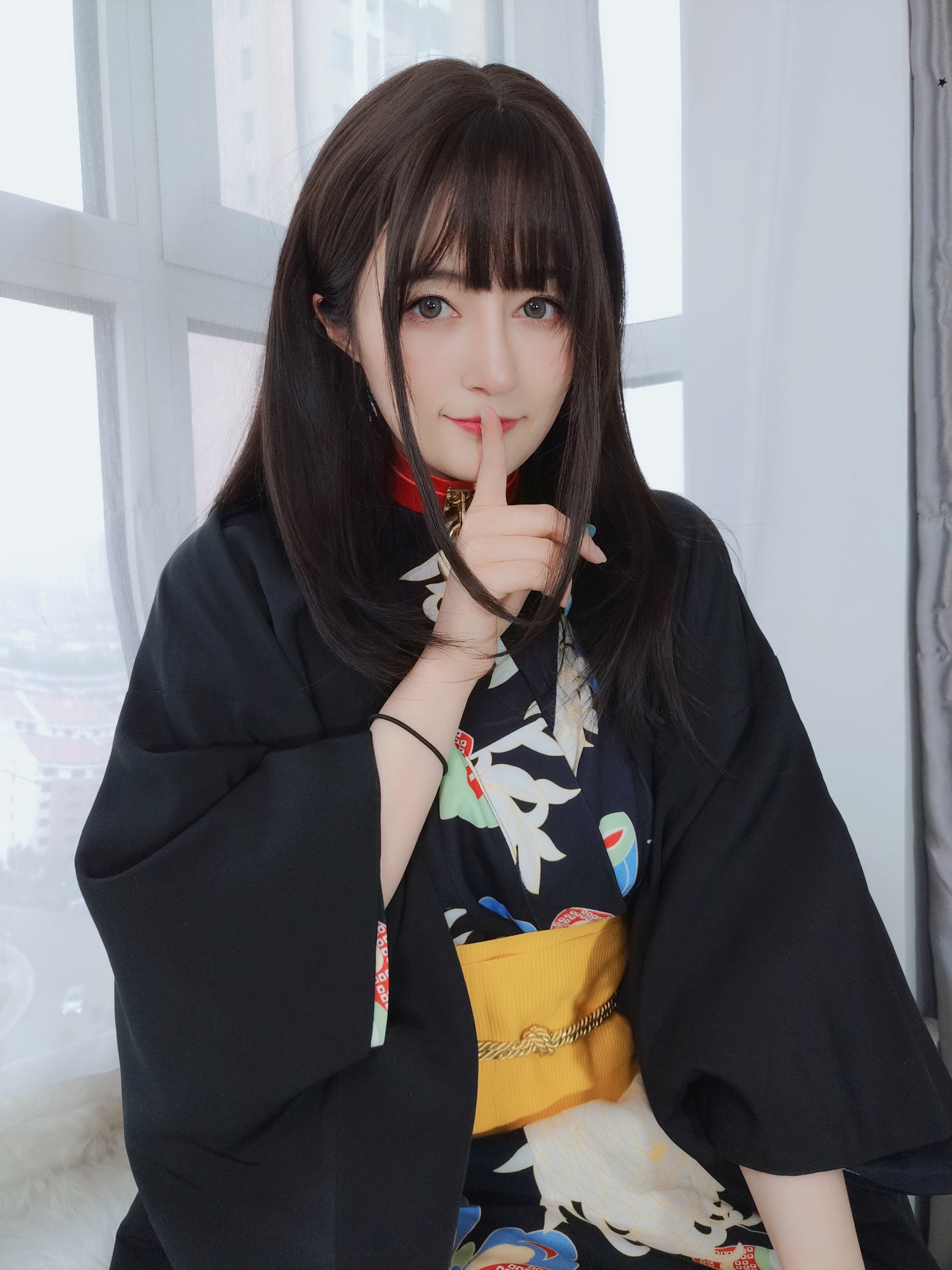 [网红COSER写真] Coser小姐姐白银 - 和服下的秘密