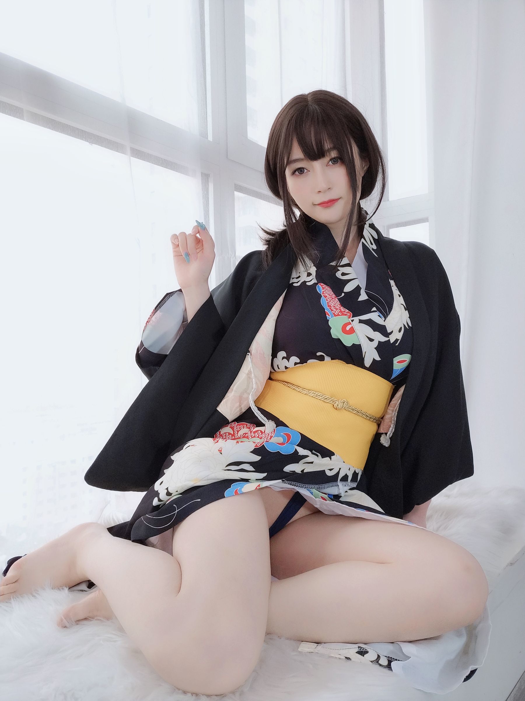 [网红COSER写真] Coser小姐姐白银 - 和服下的秘密