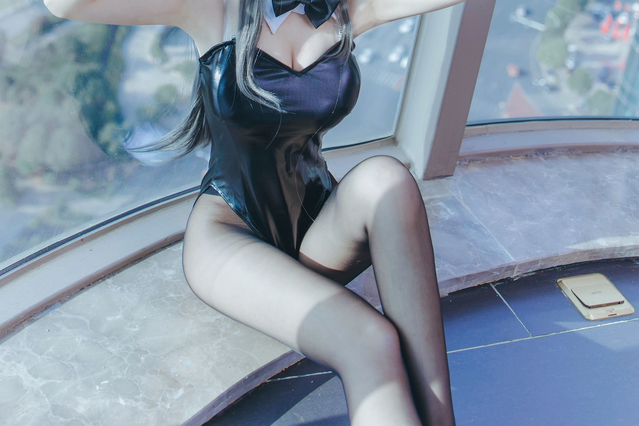 [网红COSER写真] Coser衣衣 - 麻衣兔女郎