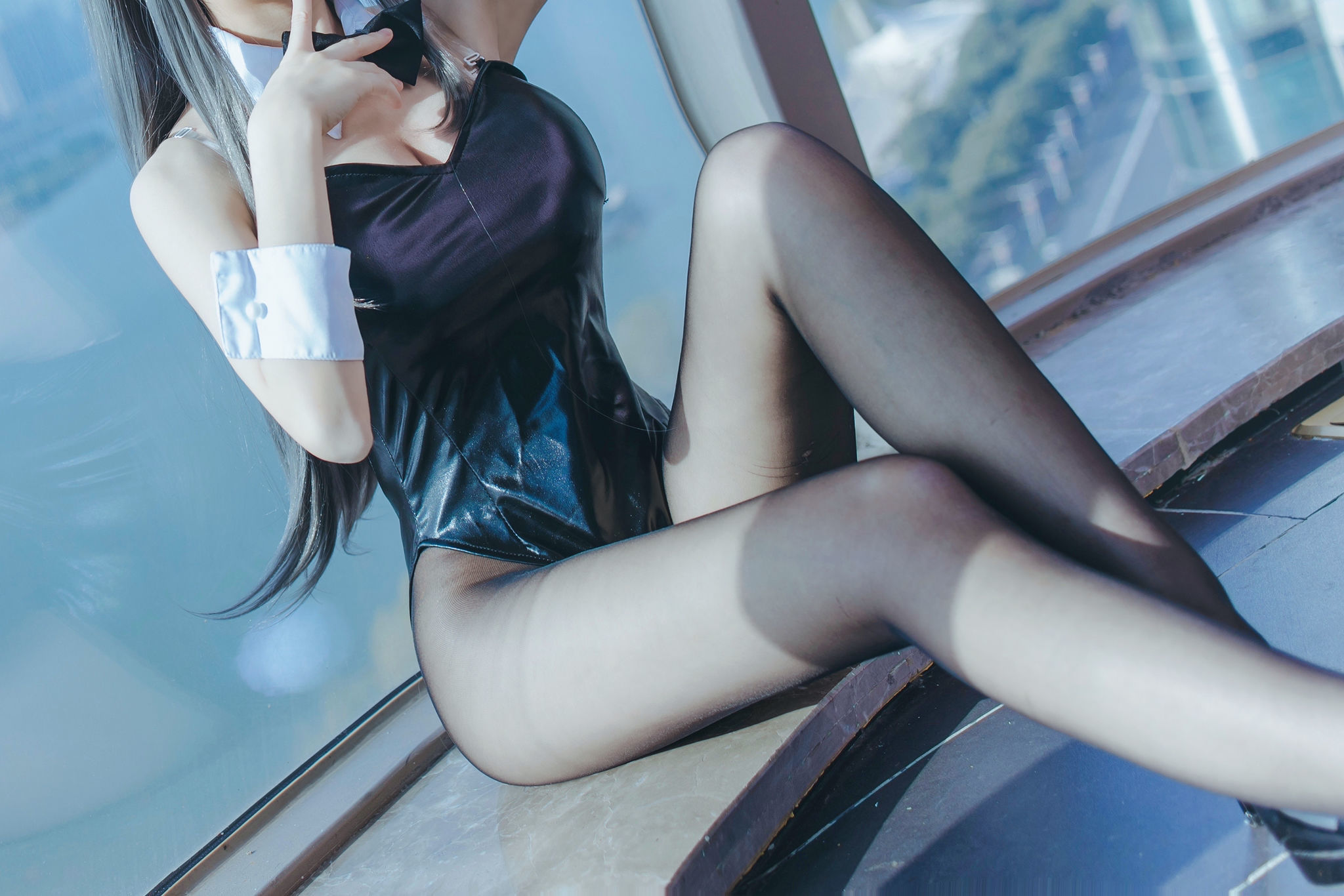 [网红COSER写真] Coser衣衣 - 麻衣兔女郎