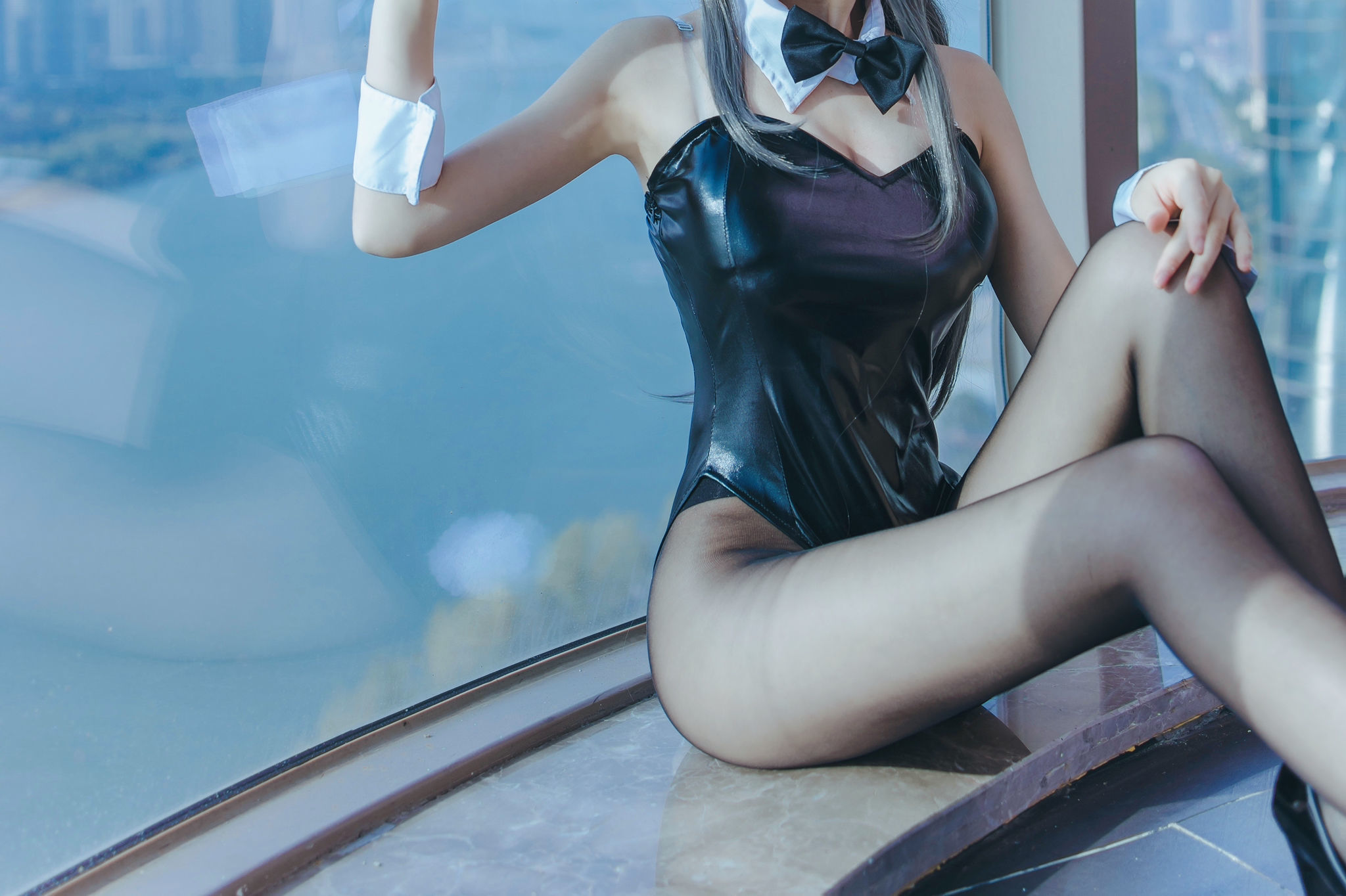 [网红COSER写真] Coser衣衣 - 麻衣兔女郎