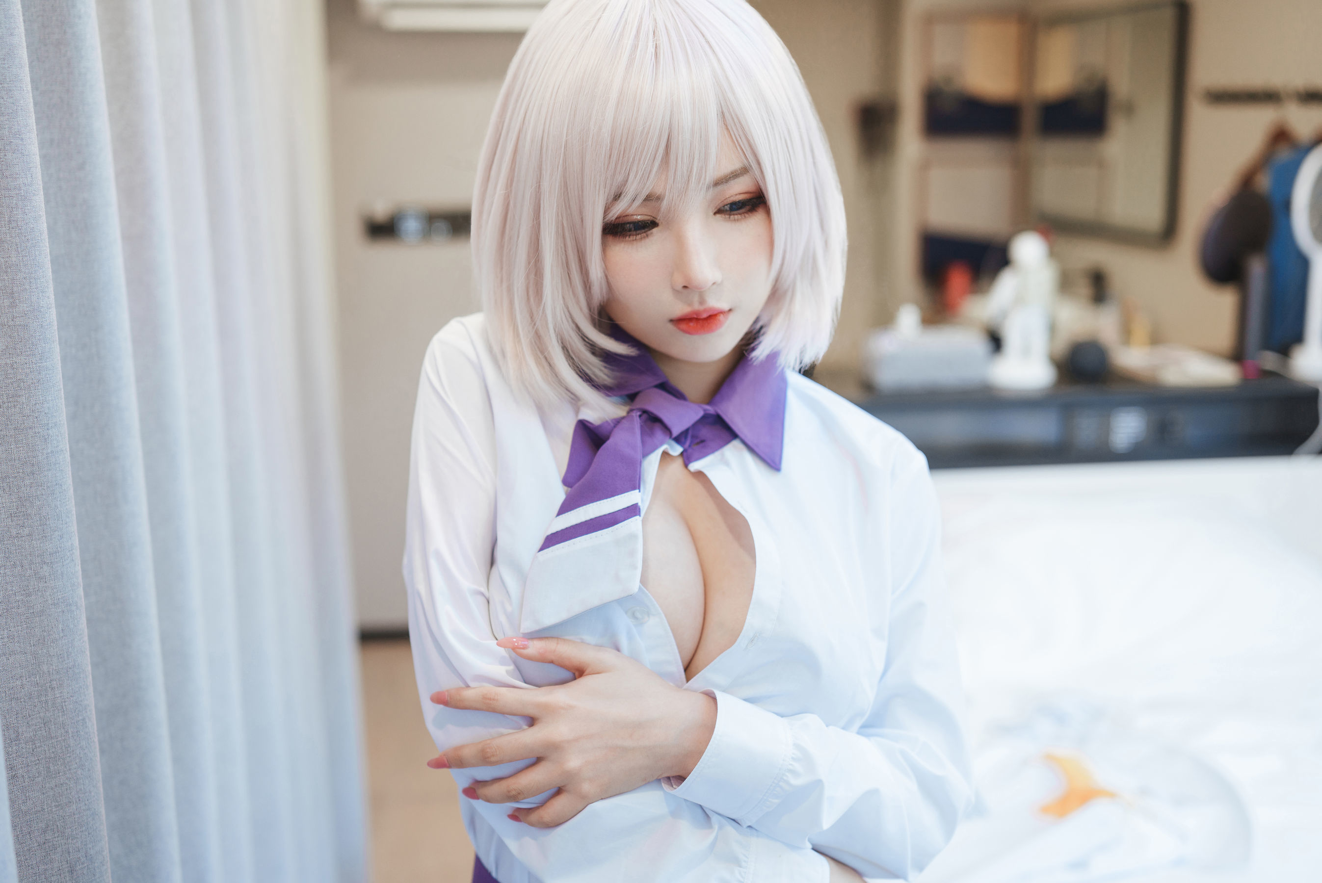 [网红COSER写真] COS福利rioko凉凉子 - 电光机王 貉