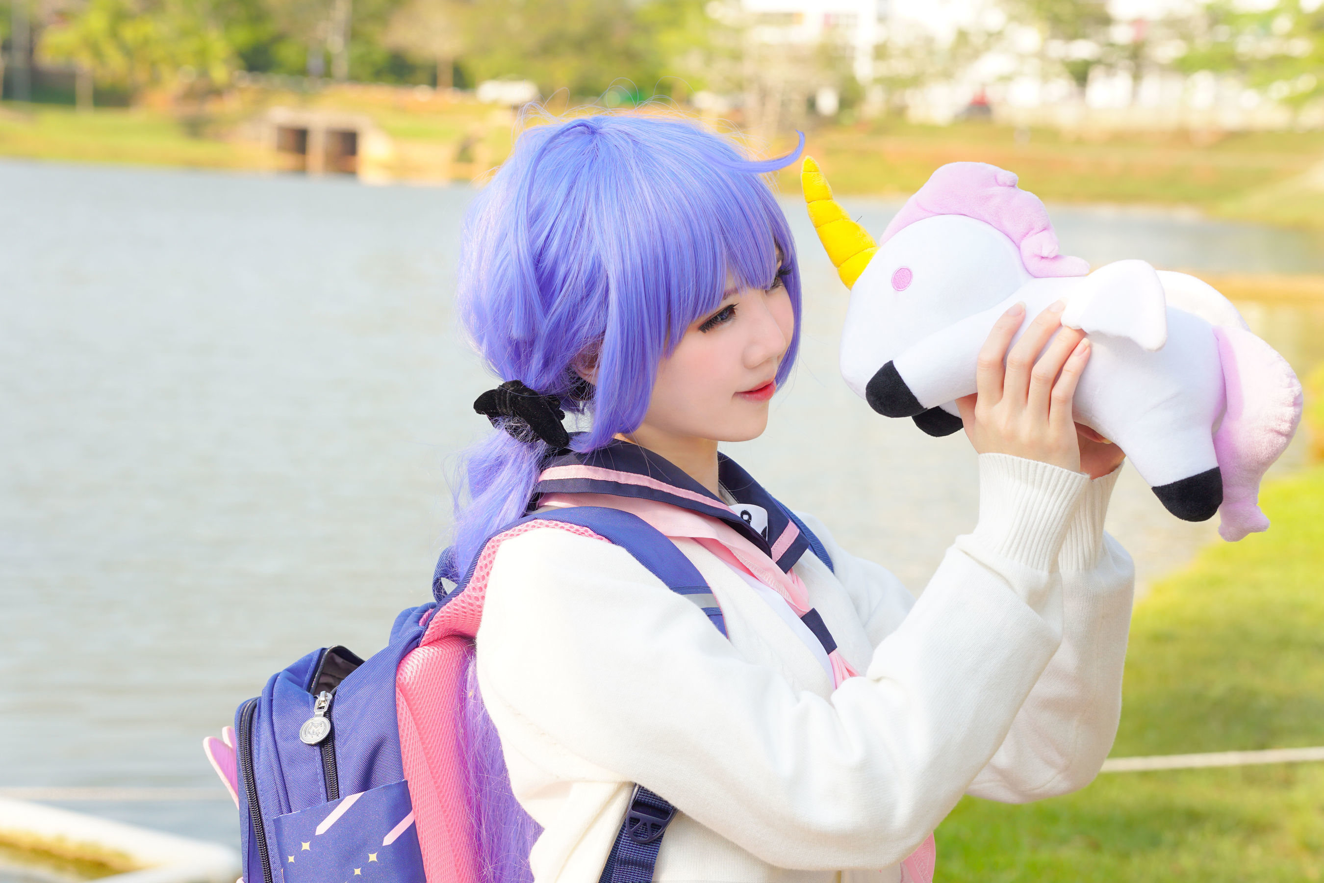 [网红COSER写真] Sally Dorasnow - Unicorn JK Set