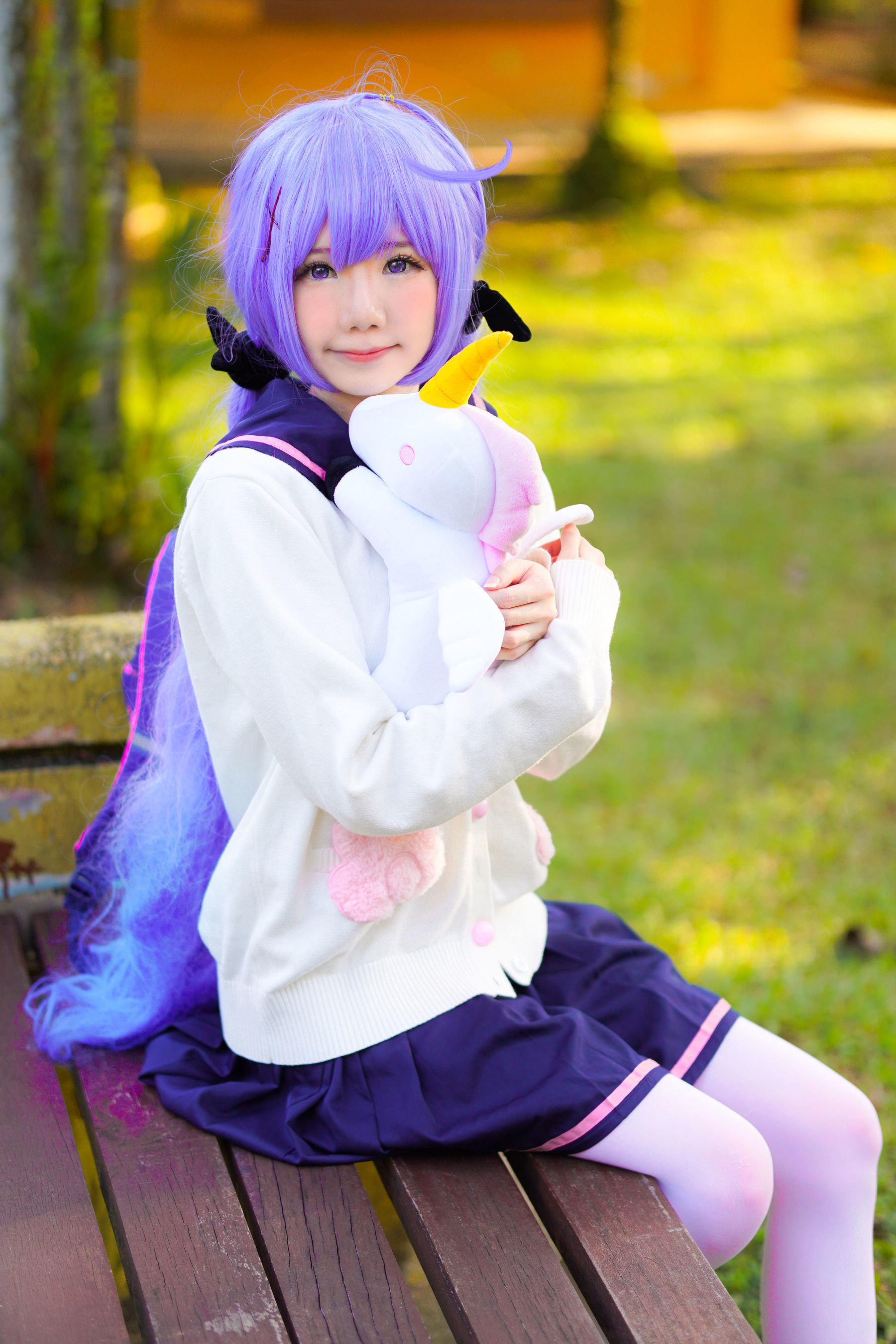 [网红COSER写真] Sally Dorasnow - Unicorn JK Set