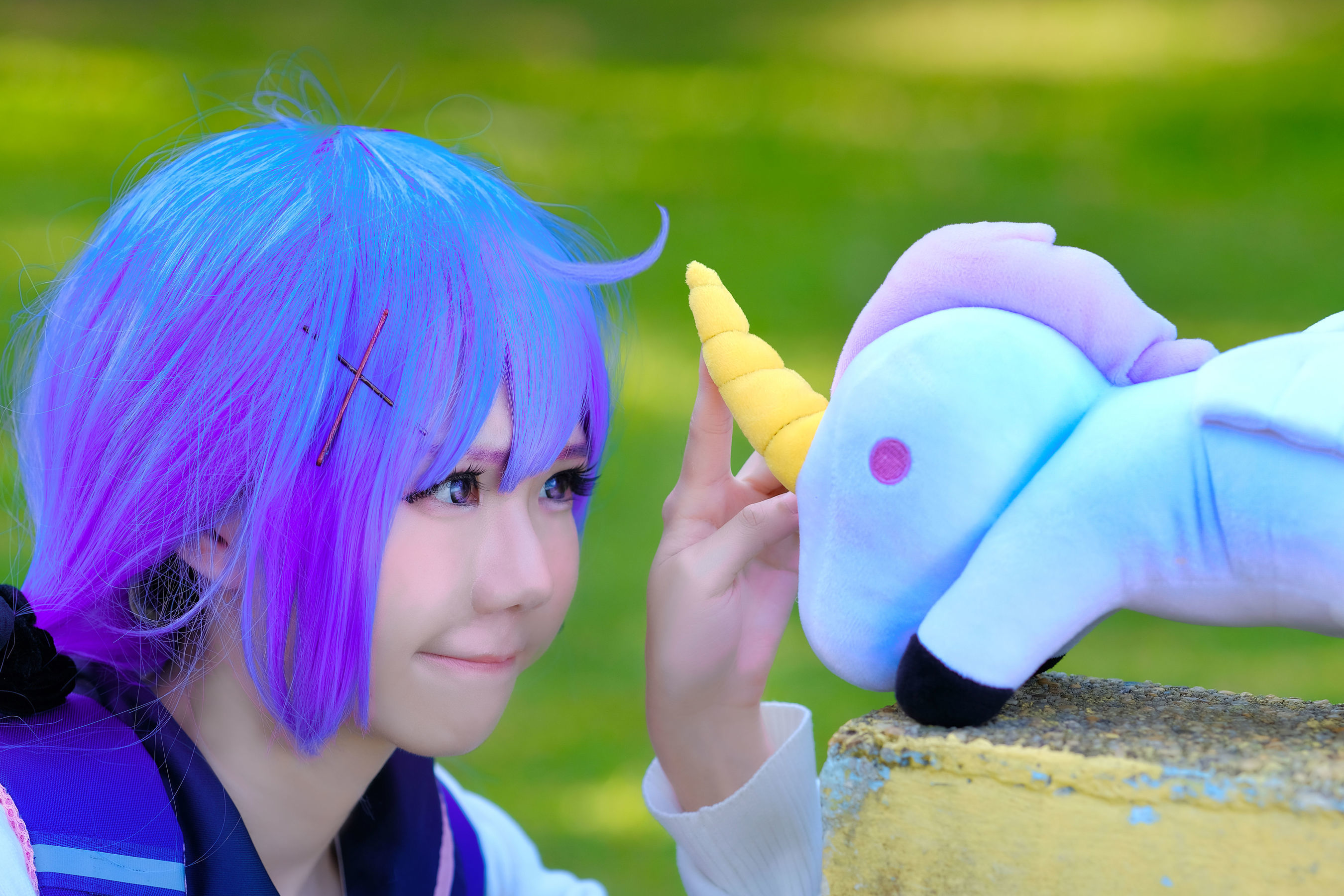 [网红COSER写真] Sally Dorasnow - Unicorn JK Set