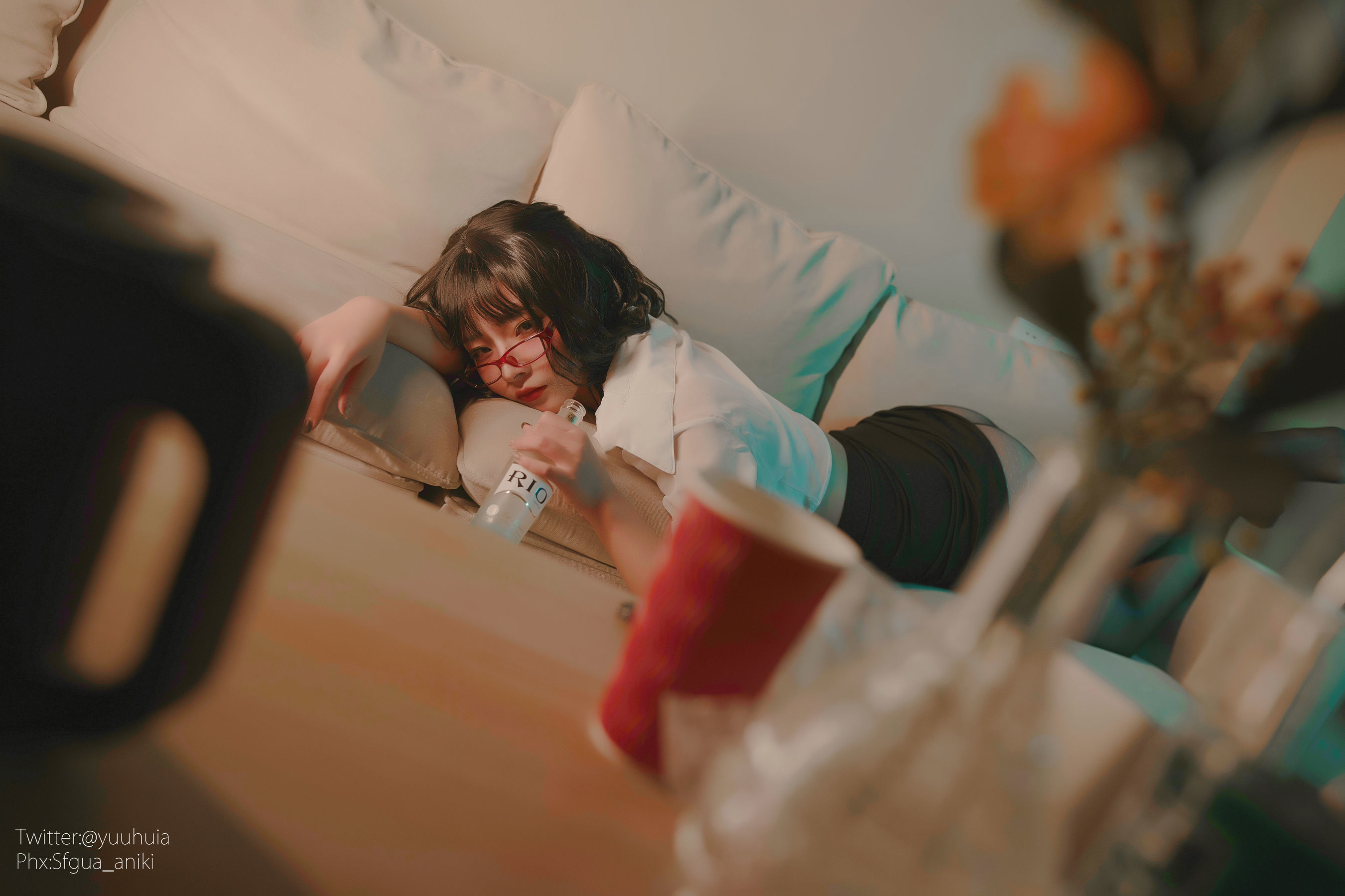 [网红COSER写真] yuuhui玉汇 - 宿醉