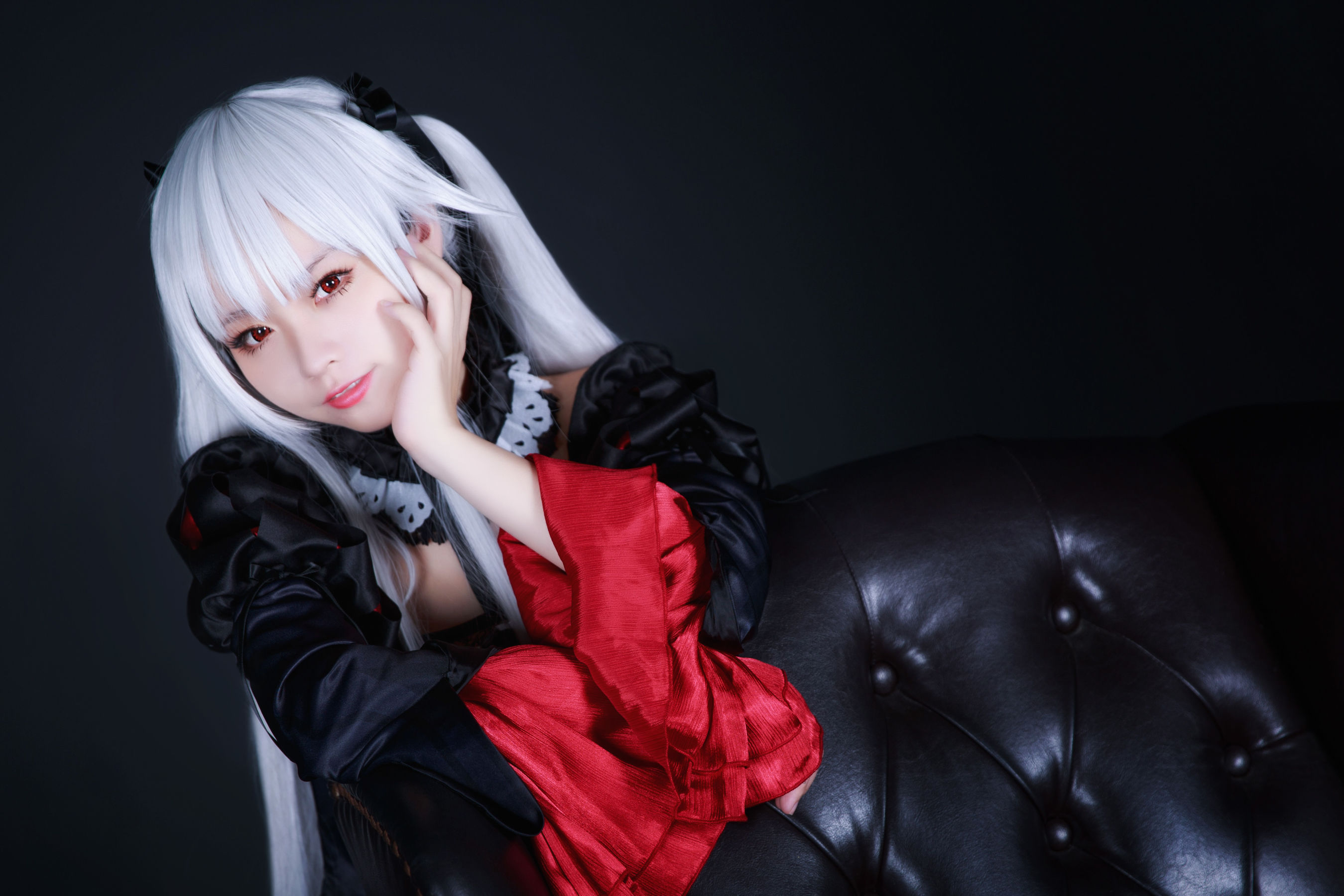 [网红COSER写真] 动漫博主G44不会受伤 - 雾枝长裙
