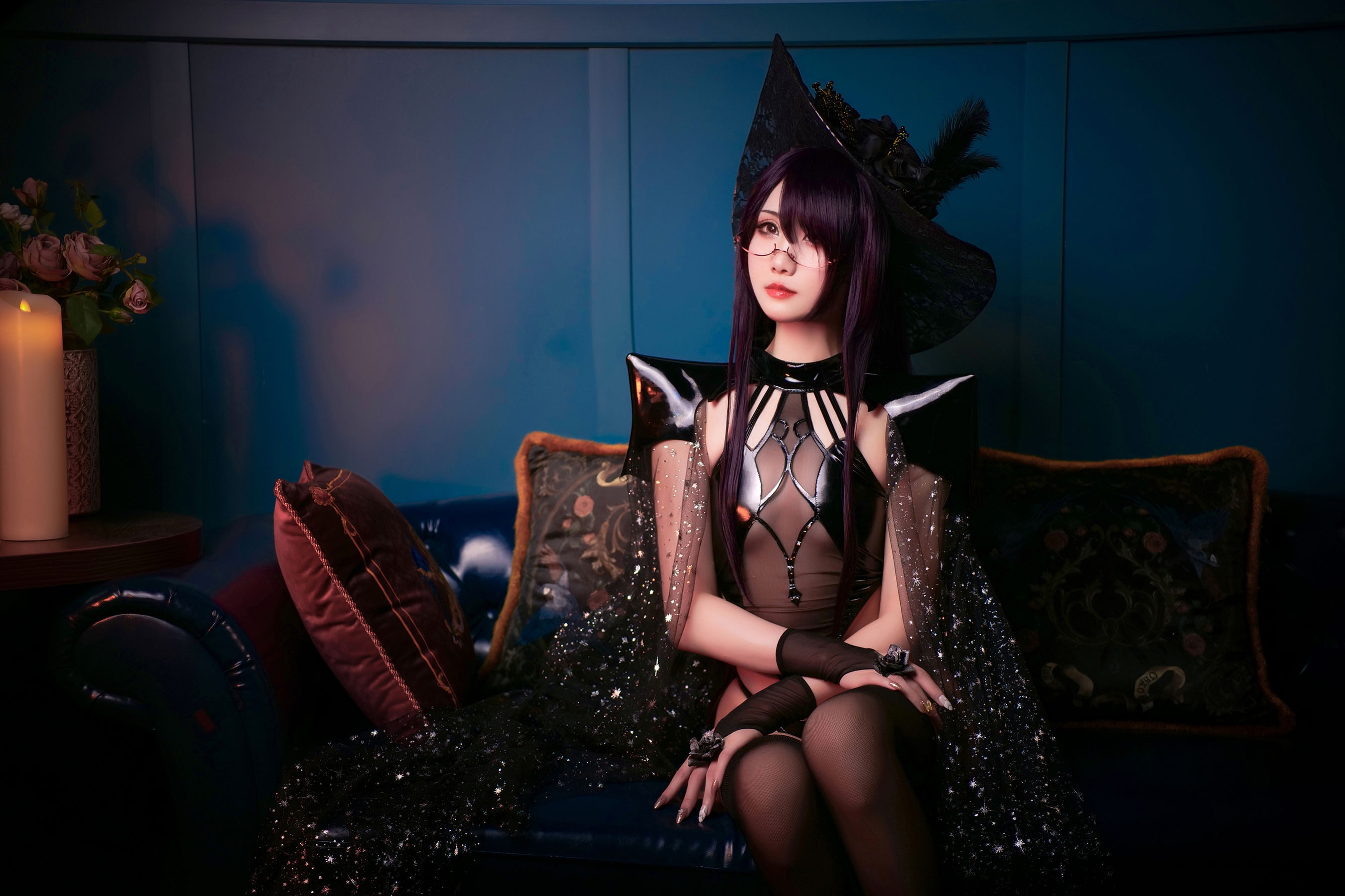 [网红COSER写真] 动漫博主曉美媽&羊大真人 - 魔女集会