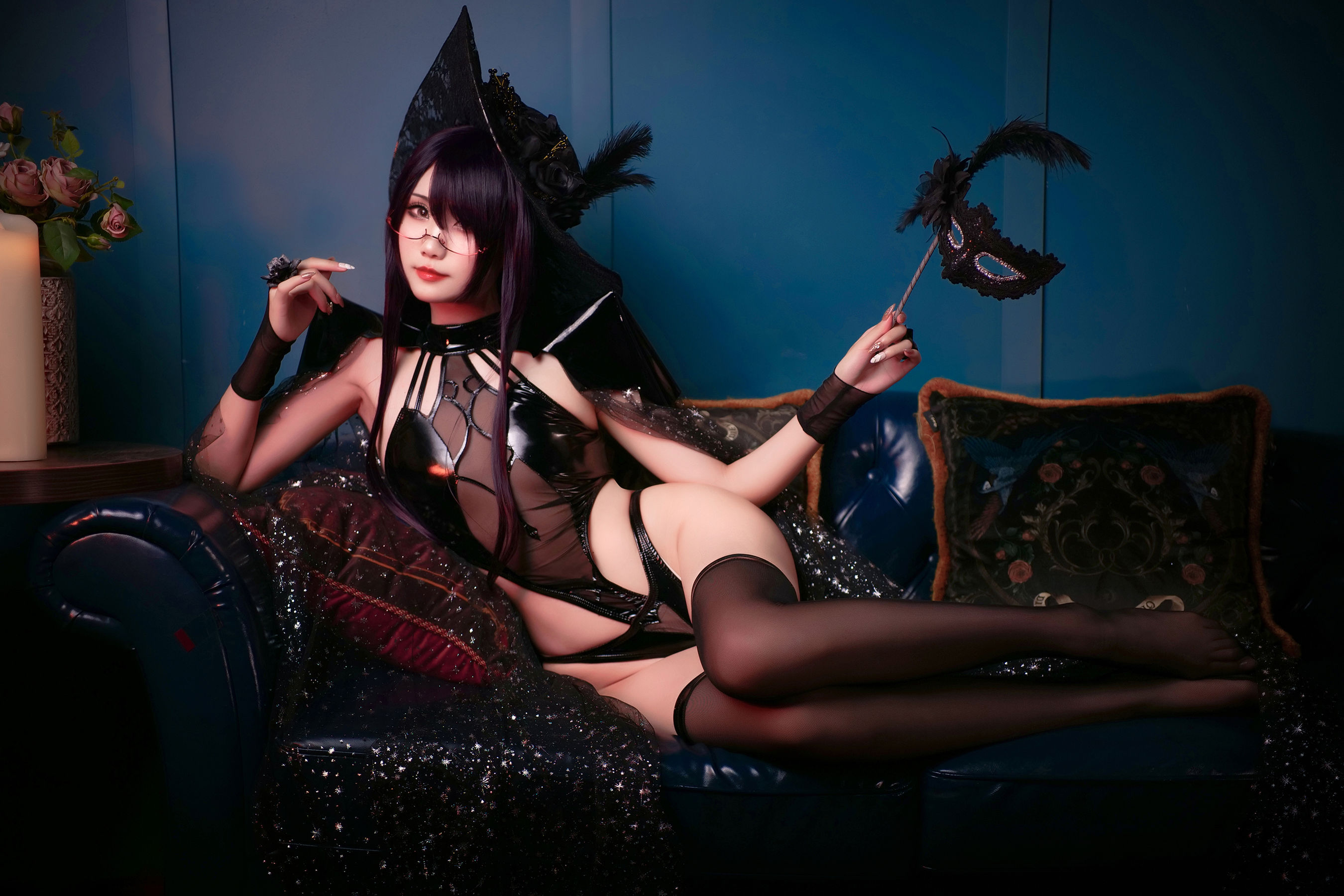 [网红COSER写真] 动漫博主曉美媽&羊大真人 - 魔女集会