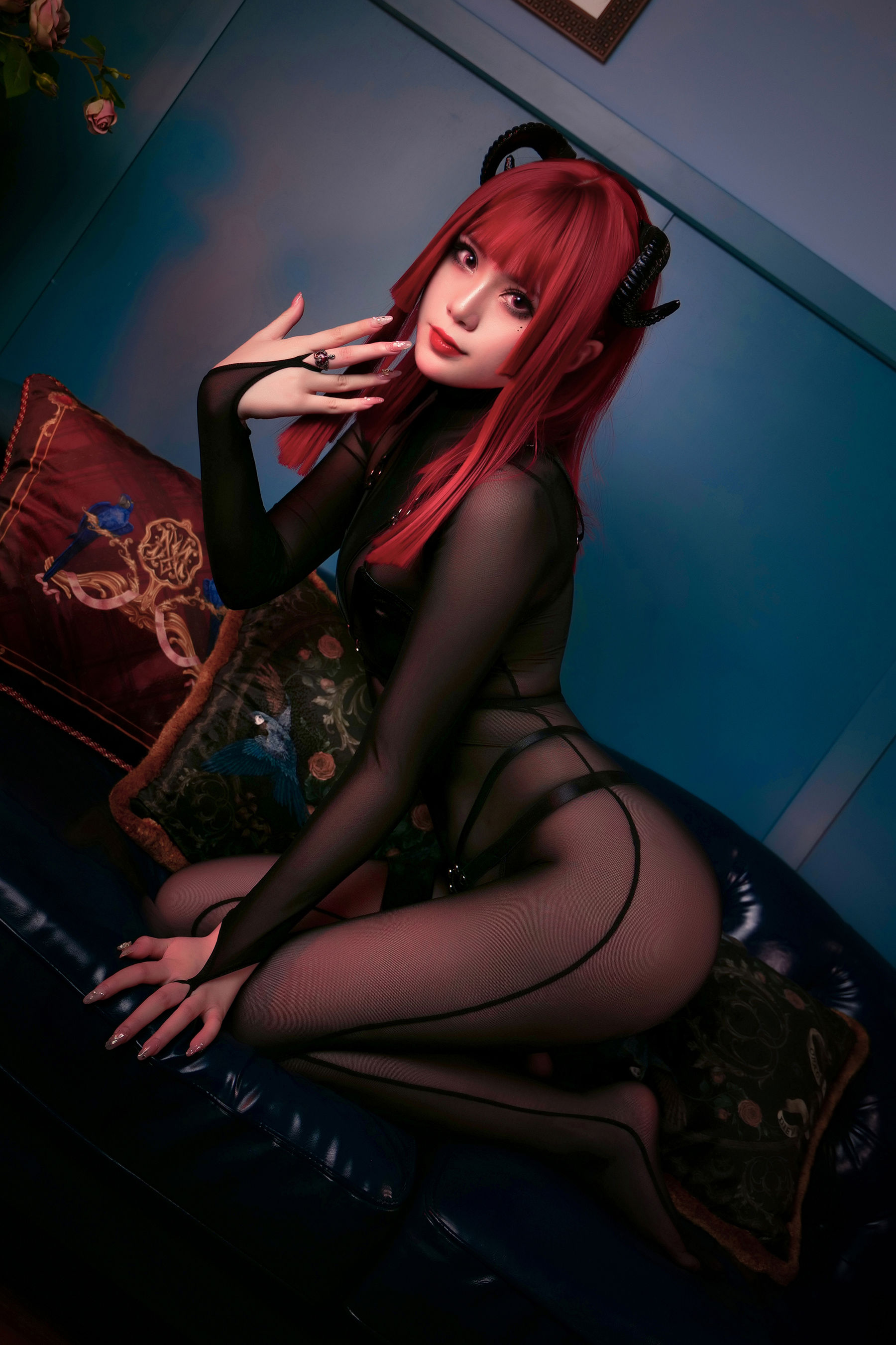[网红COSER写真] 动漫博主曉美媽&羊大真人 - 魔女集会