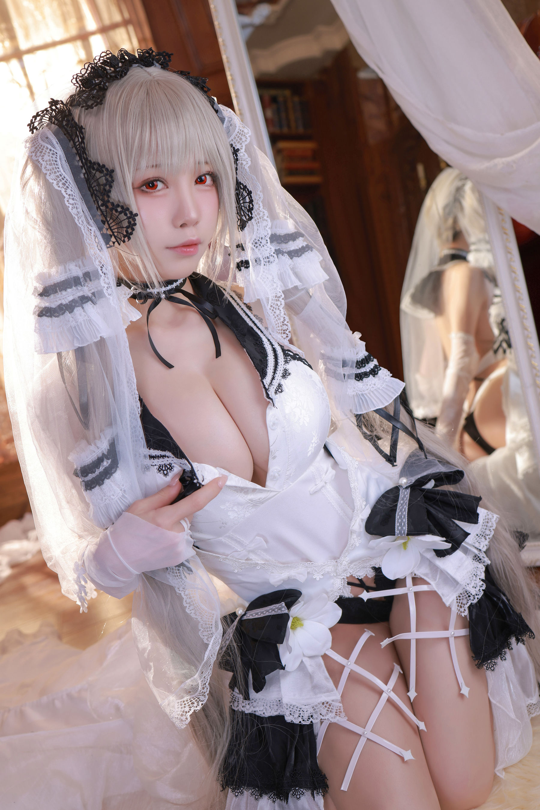 [网红COSER写真] 动漫博主水淼aqua - 碧蓝航线 可畏 婚纱