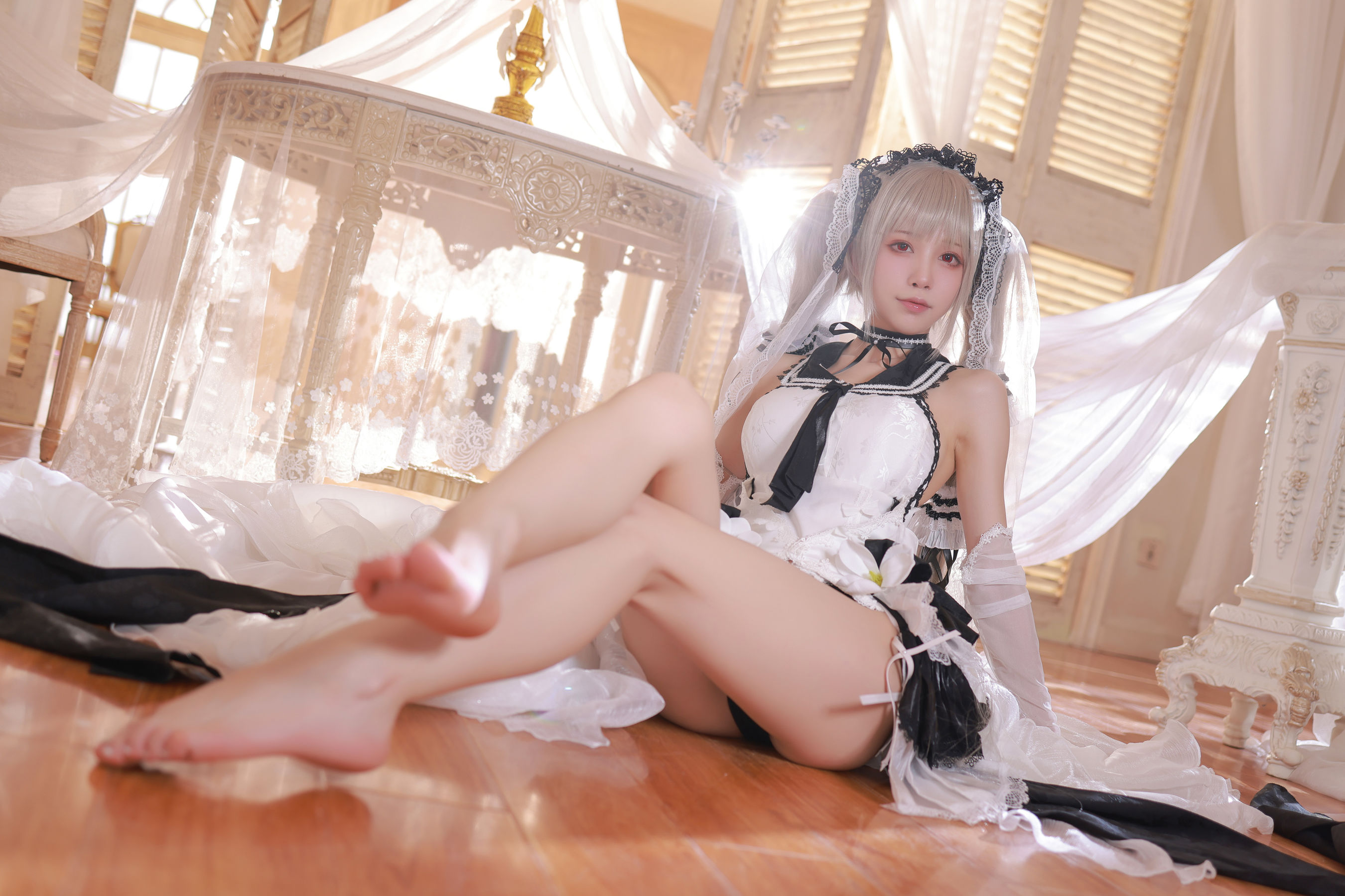 [网红COSER写真] 动漫博主水淼aqua - 碧蓝航线 可畏 婚纱