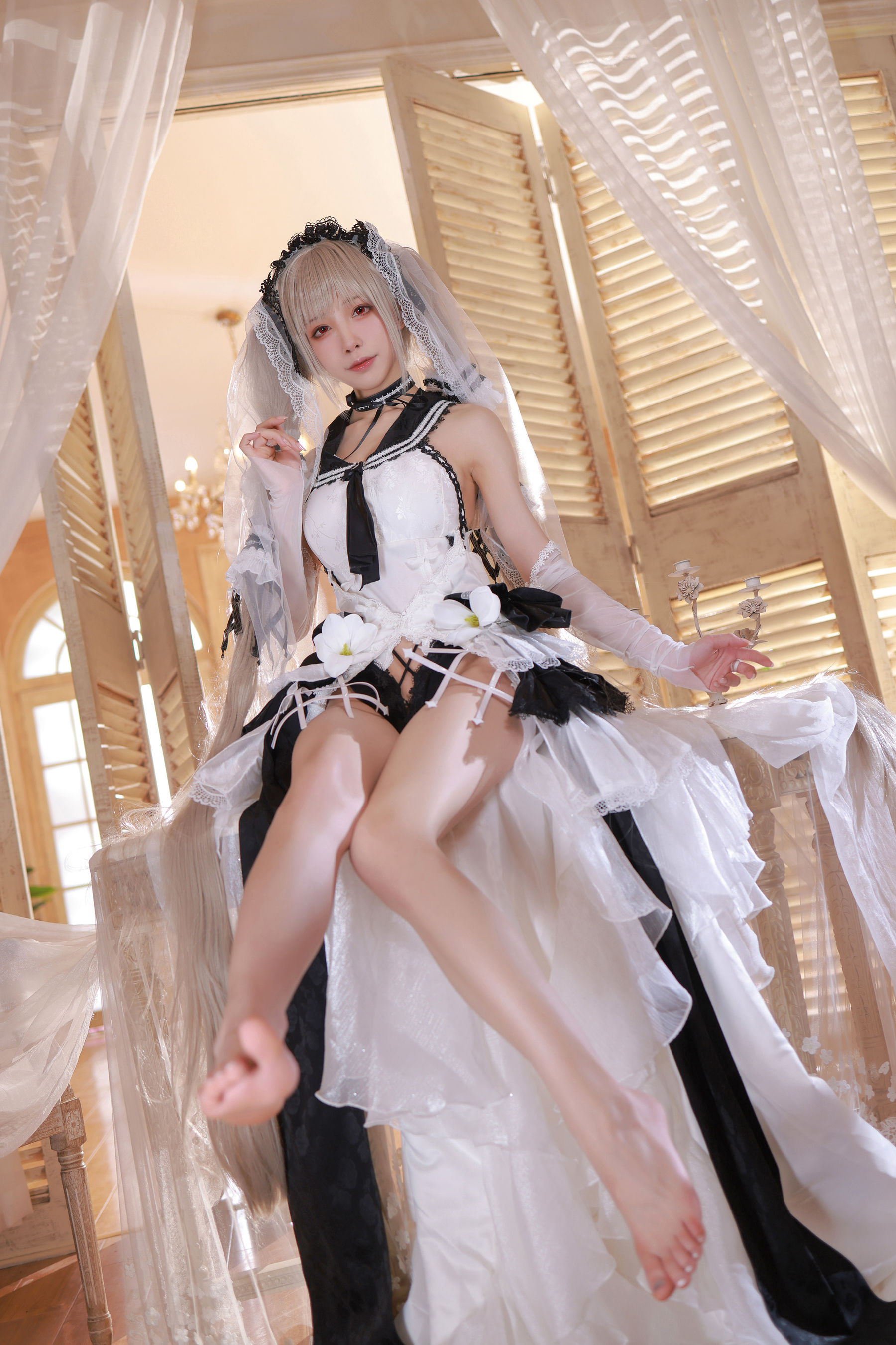 [网红COSER写真] 动漫博主水淼aqua - 碧蓝航线 可畏 婚纱