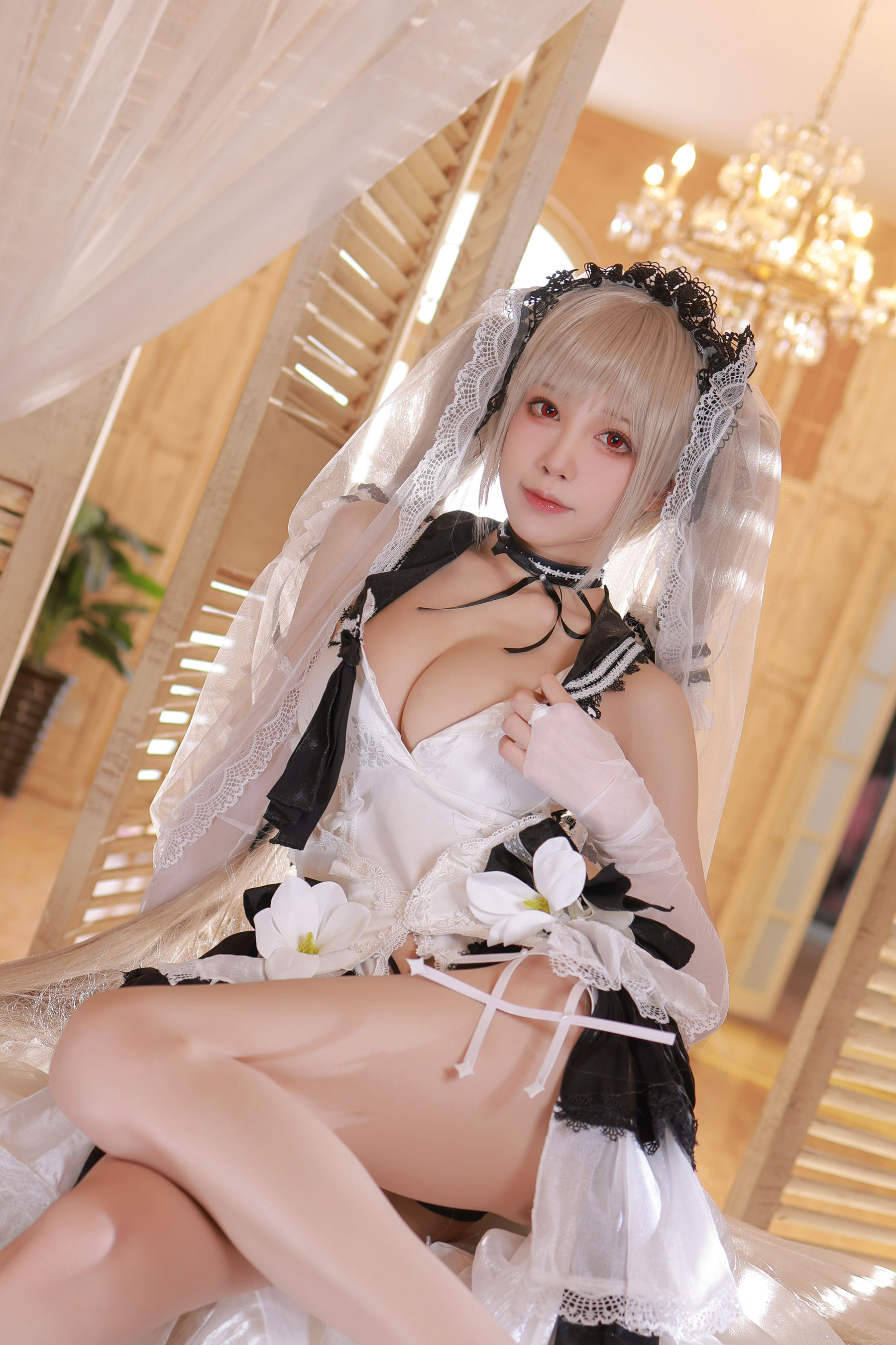 [网红COSER写真] 动漫博主水淼aqua - 碧蓝航线 可畏 婚纱