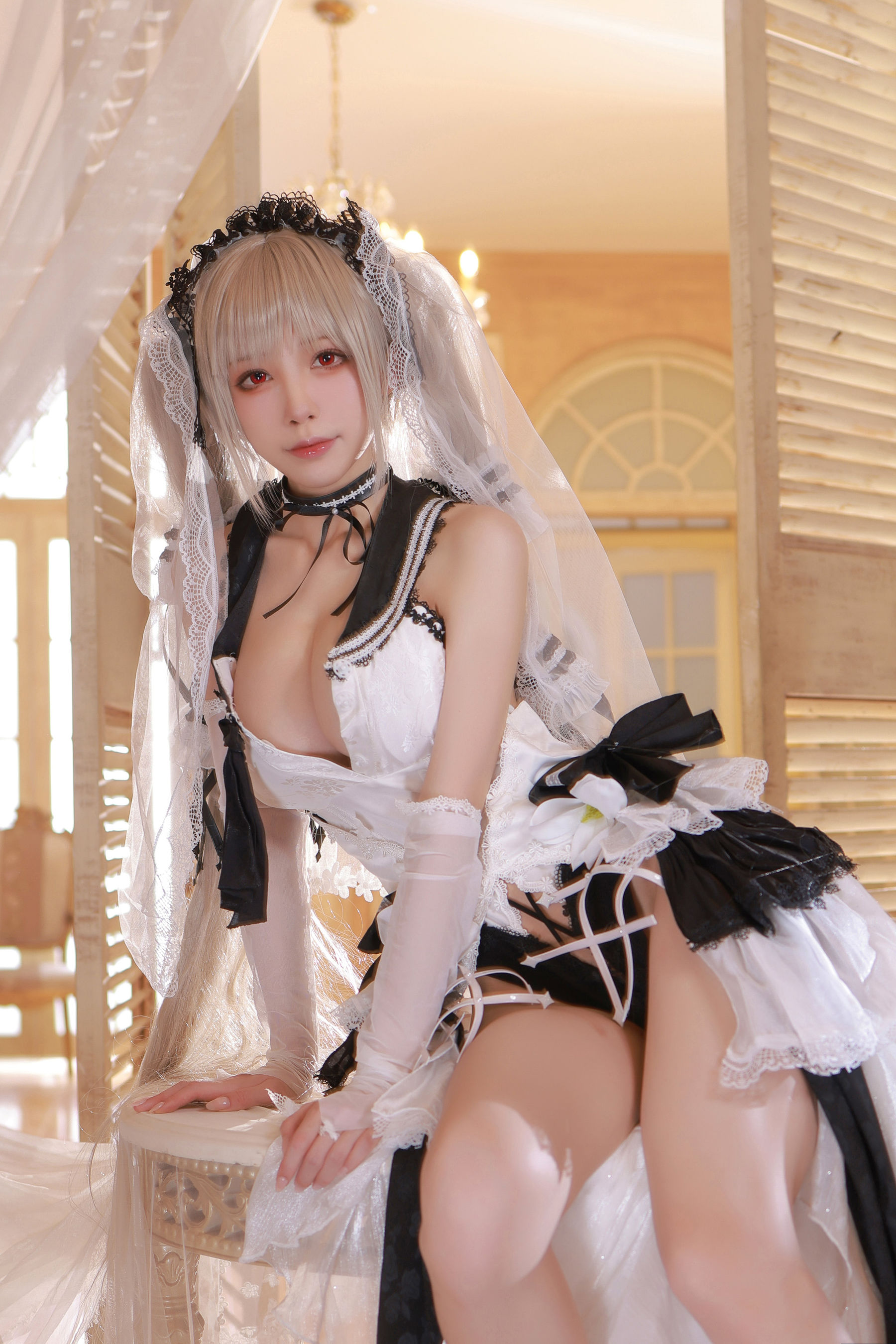 [网红COSER写真] 动漫博主水淼aqua - 碧蓝航线 可畏 婚纱