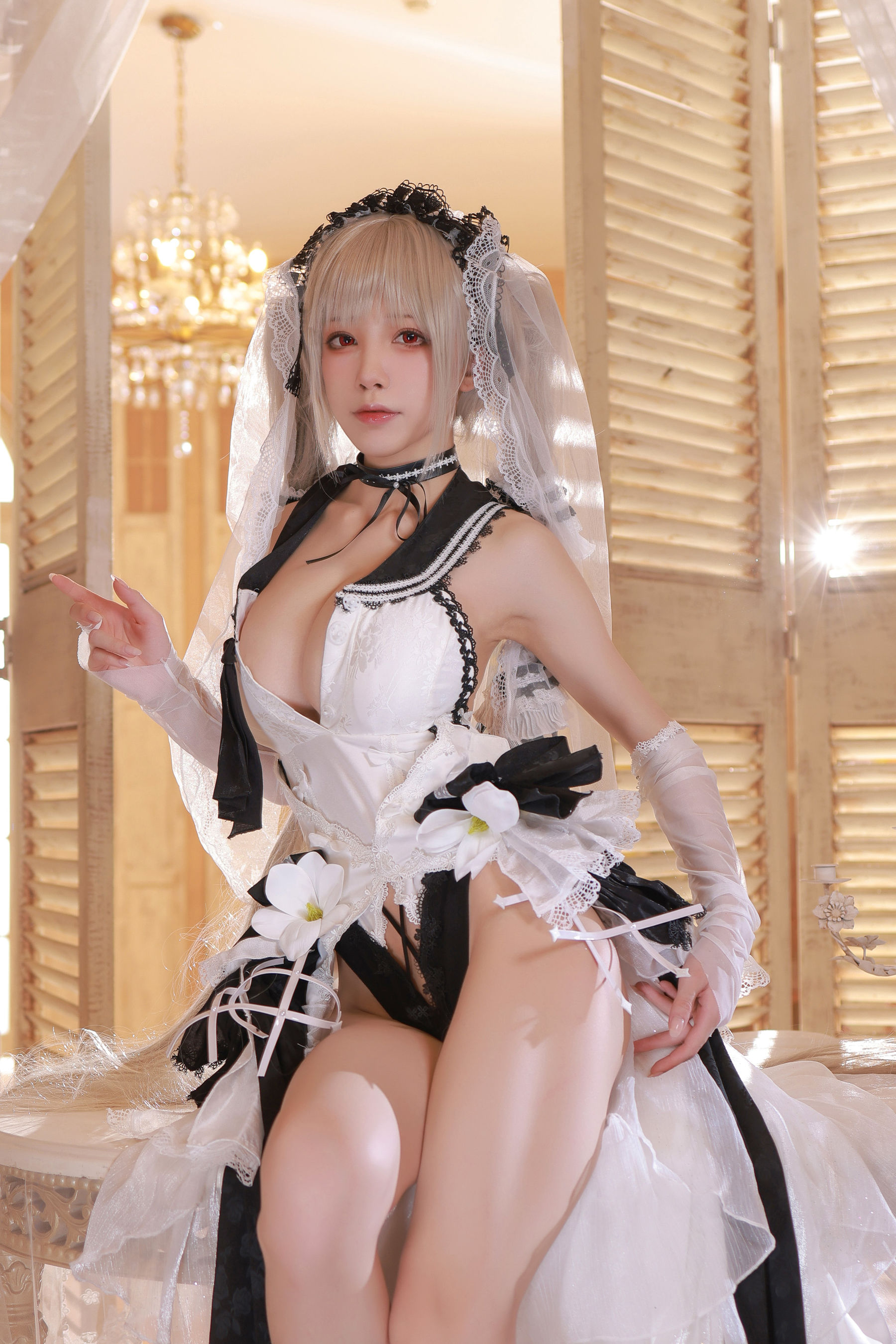 [网红COSER写真] 动漫博主水淼aqua - 碧蓝航线 可畏 婚纱