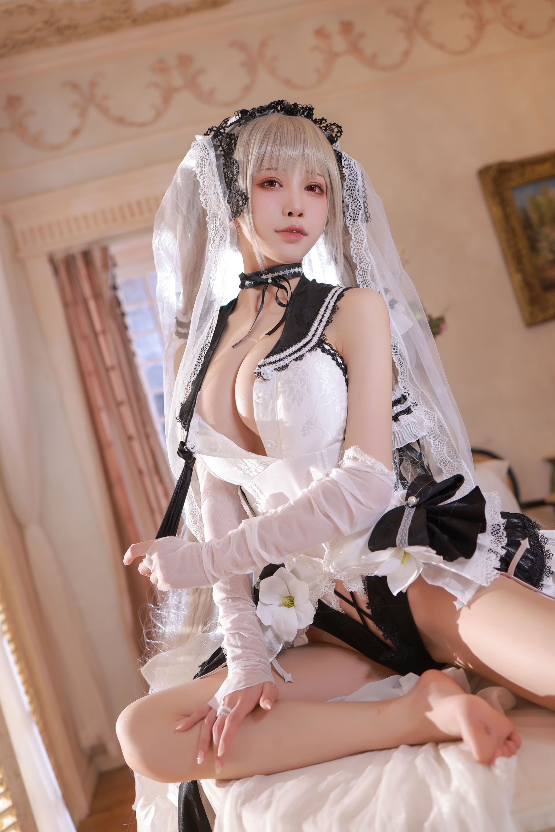 [网红COSER写真] 动漫博主水淼aqua - 碧蓝航线 可畏 婚纱