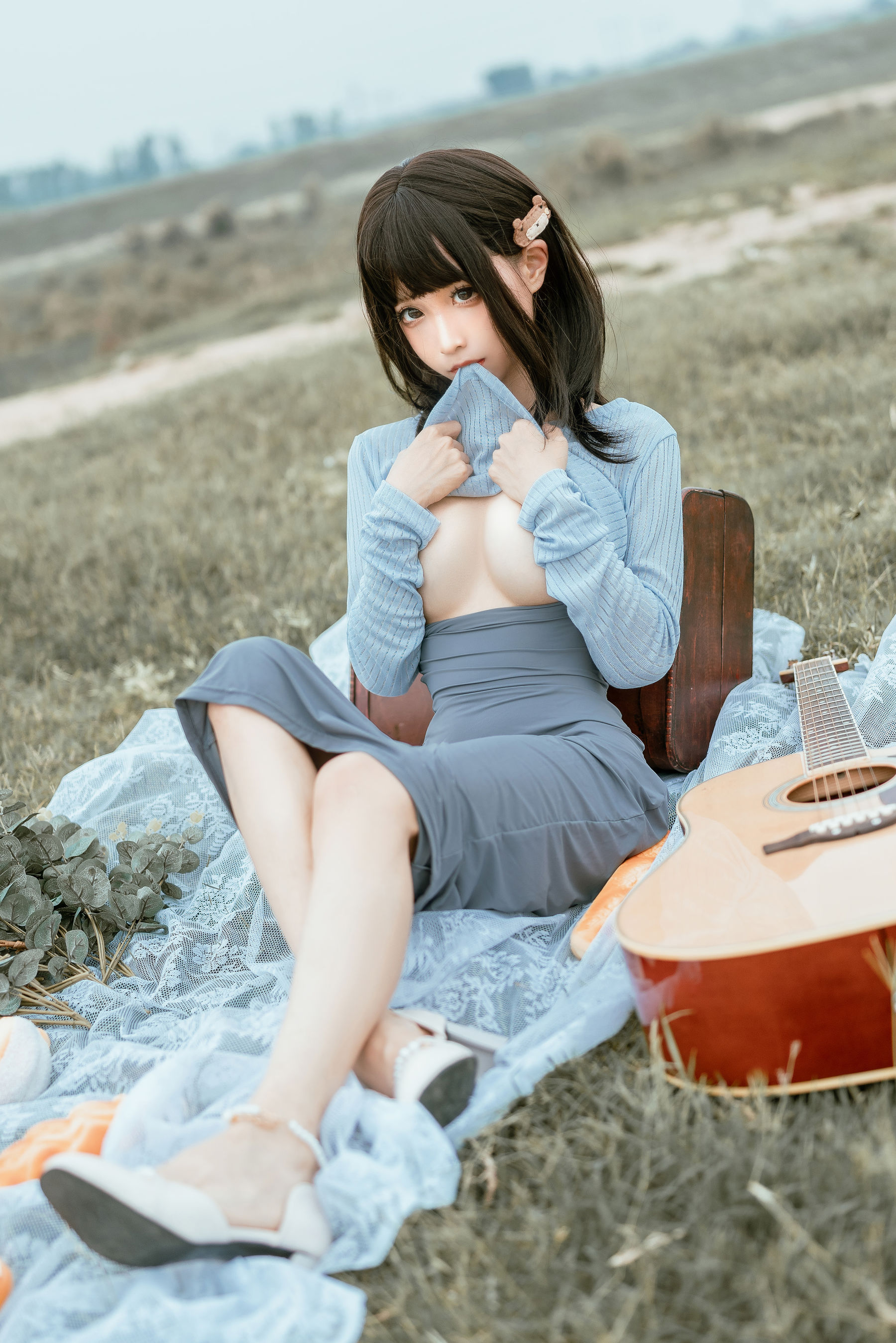 [网红COSER写真] 动漫博主蠢沫沫 - 吉他妹妹