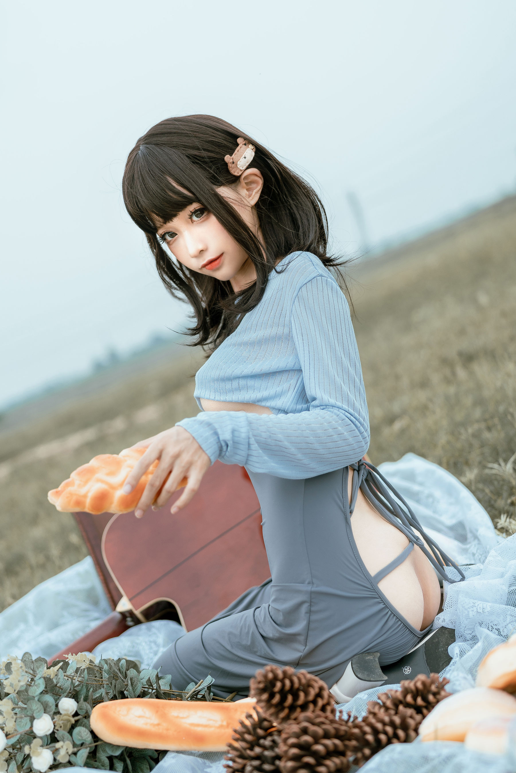 [网红COSER写真] 动漫博主蠢沫沫 - 吉他妹妹