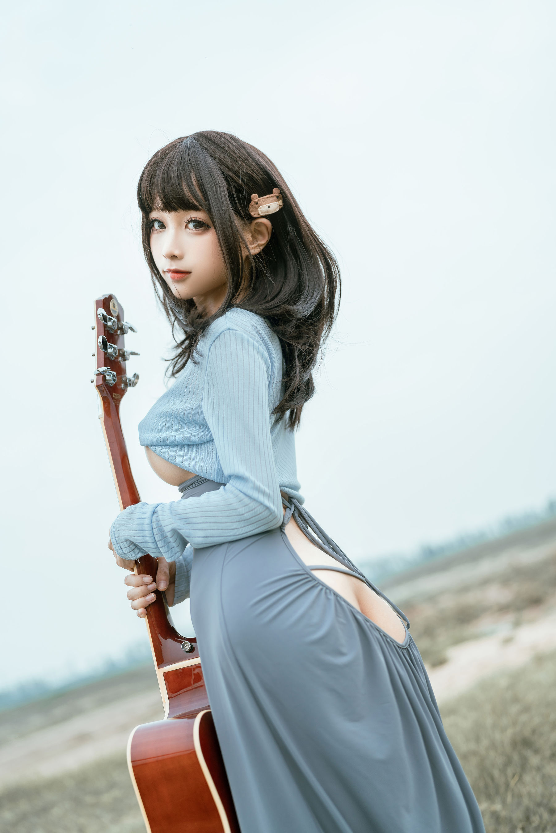 [网红COSER写真] 动漫博主蠢沫沫 - 吉他妹妹