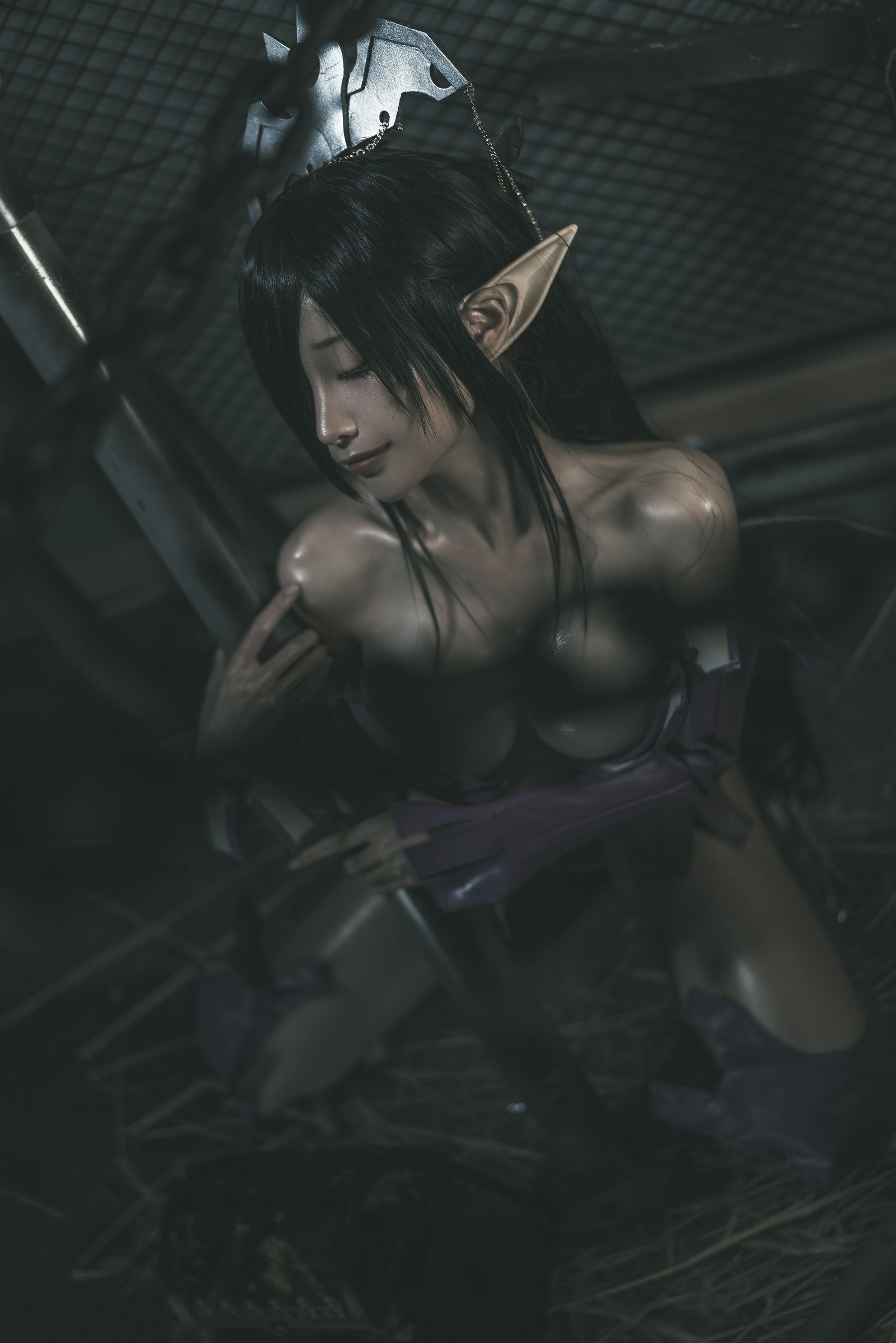 [网红COSER写真] 动漫博主蠢沫沫 - 黑兽女王 原设