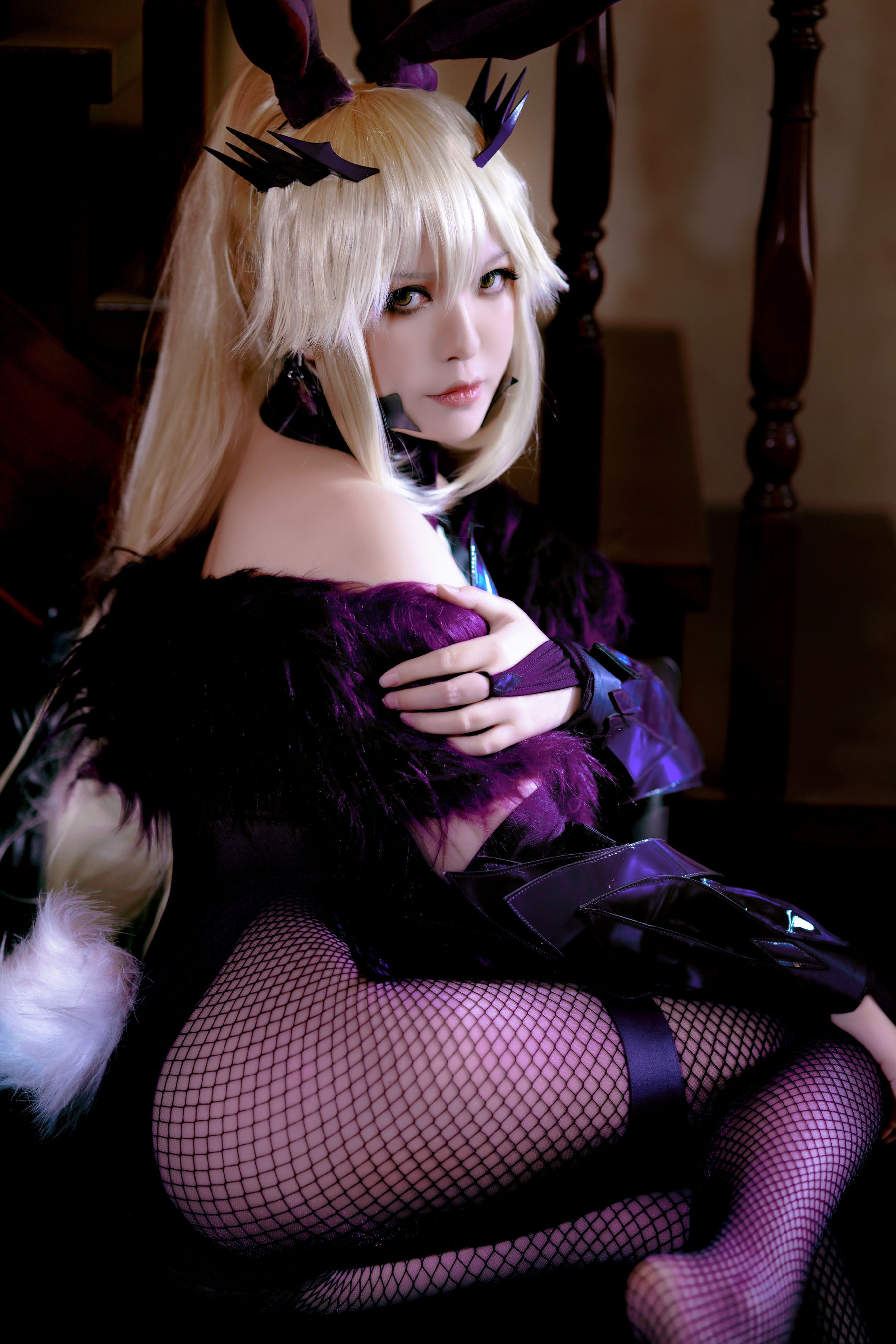 [网红COSER写真] 半半子 - LancerAlter Bunny