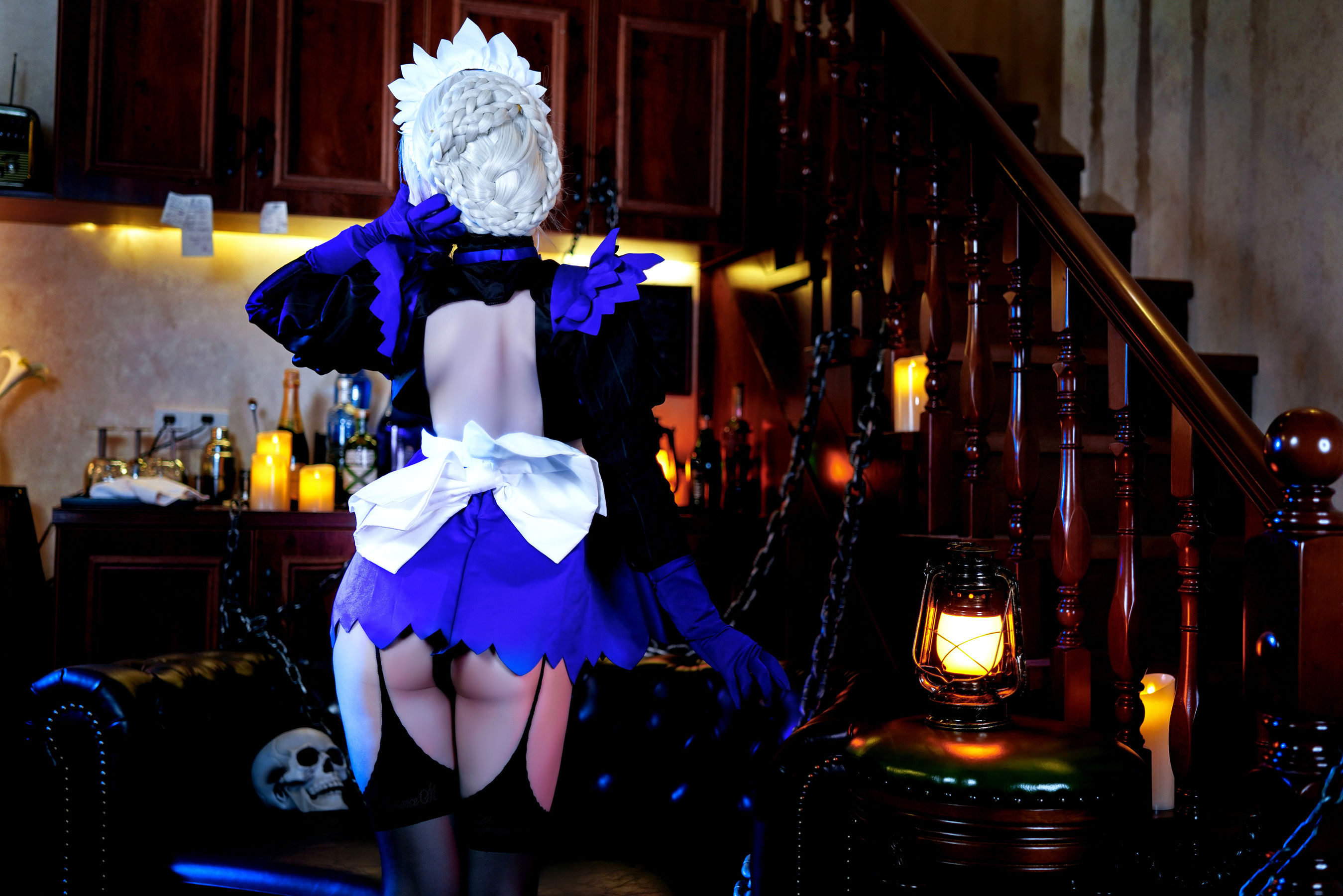 [网红COSER写真] 半半子 - LancerAlter Maid