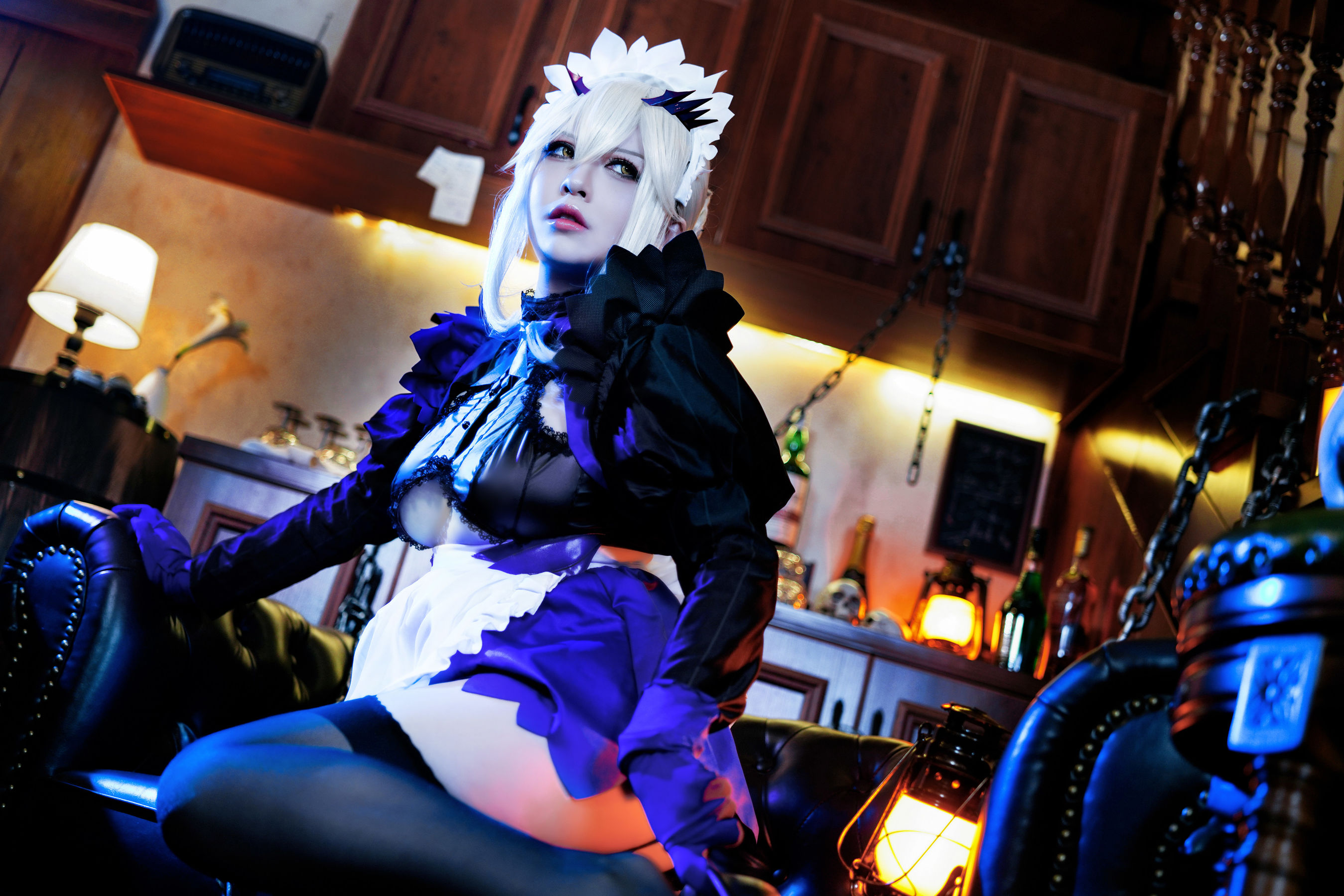 [网红COSER写真] 半半子 - LancerAlter Maid