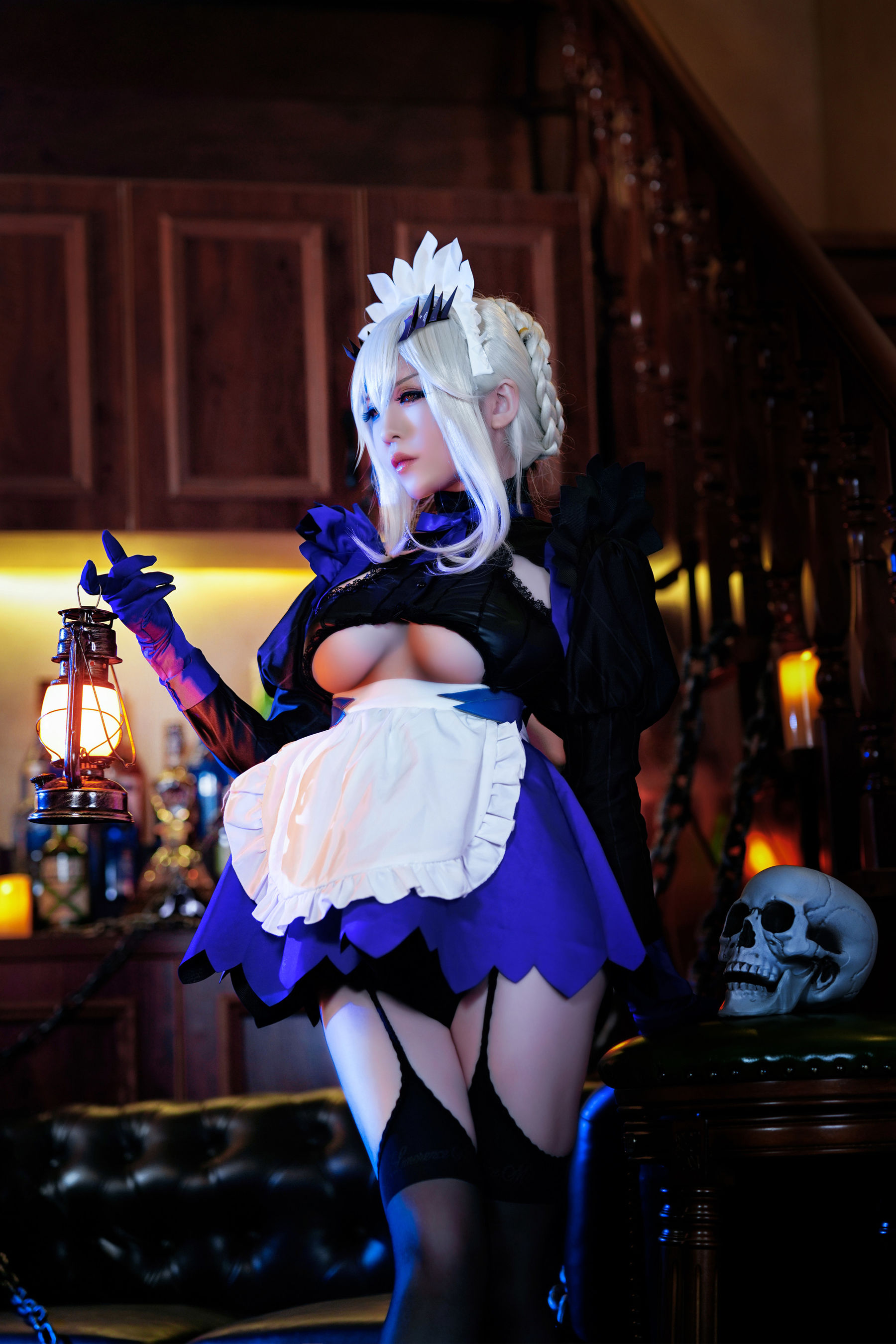 [网红COSER写真] 半半子 - LancerAlter Maid