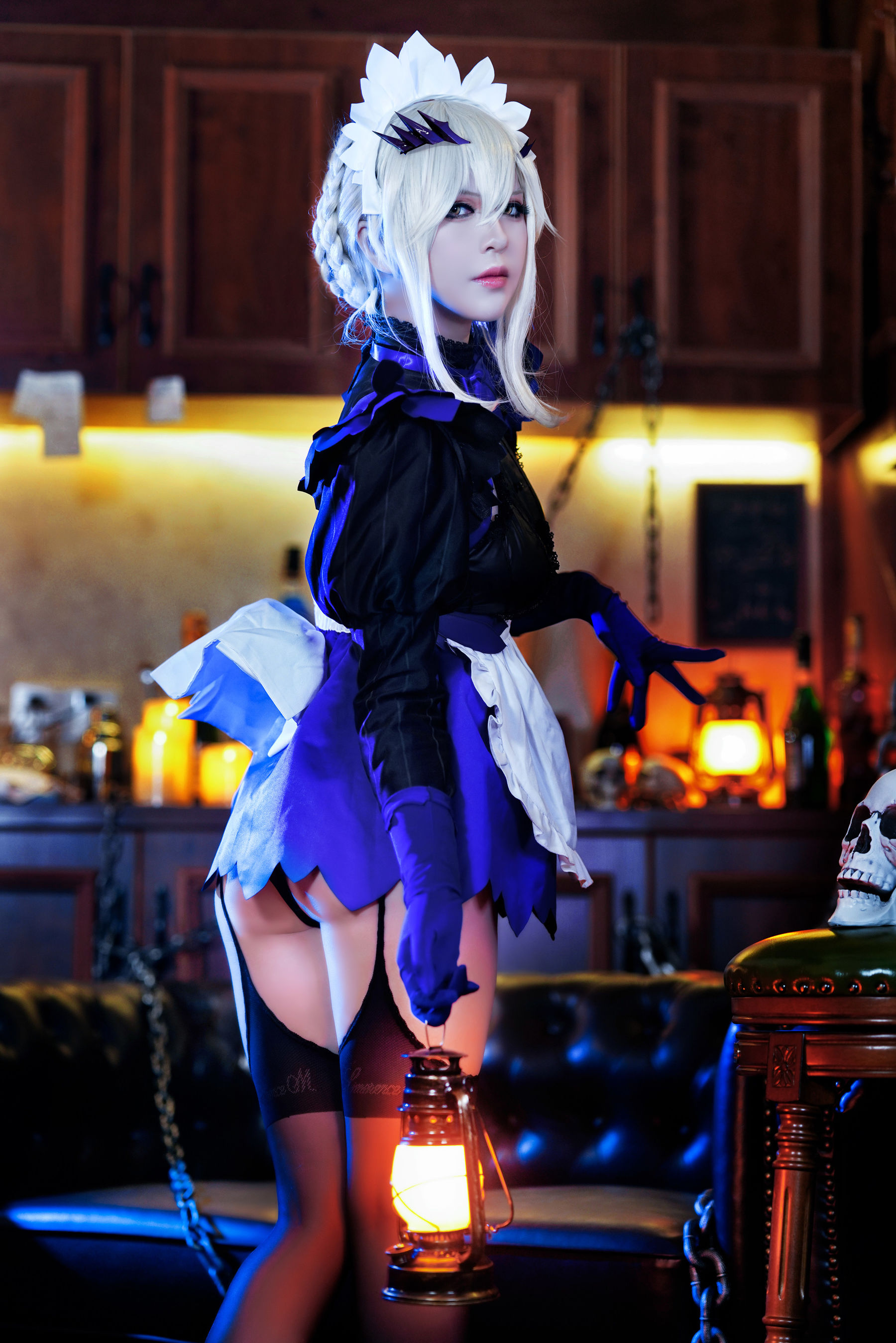 [网红COSER写真] 半半子 - LancerAlter Maid
