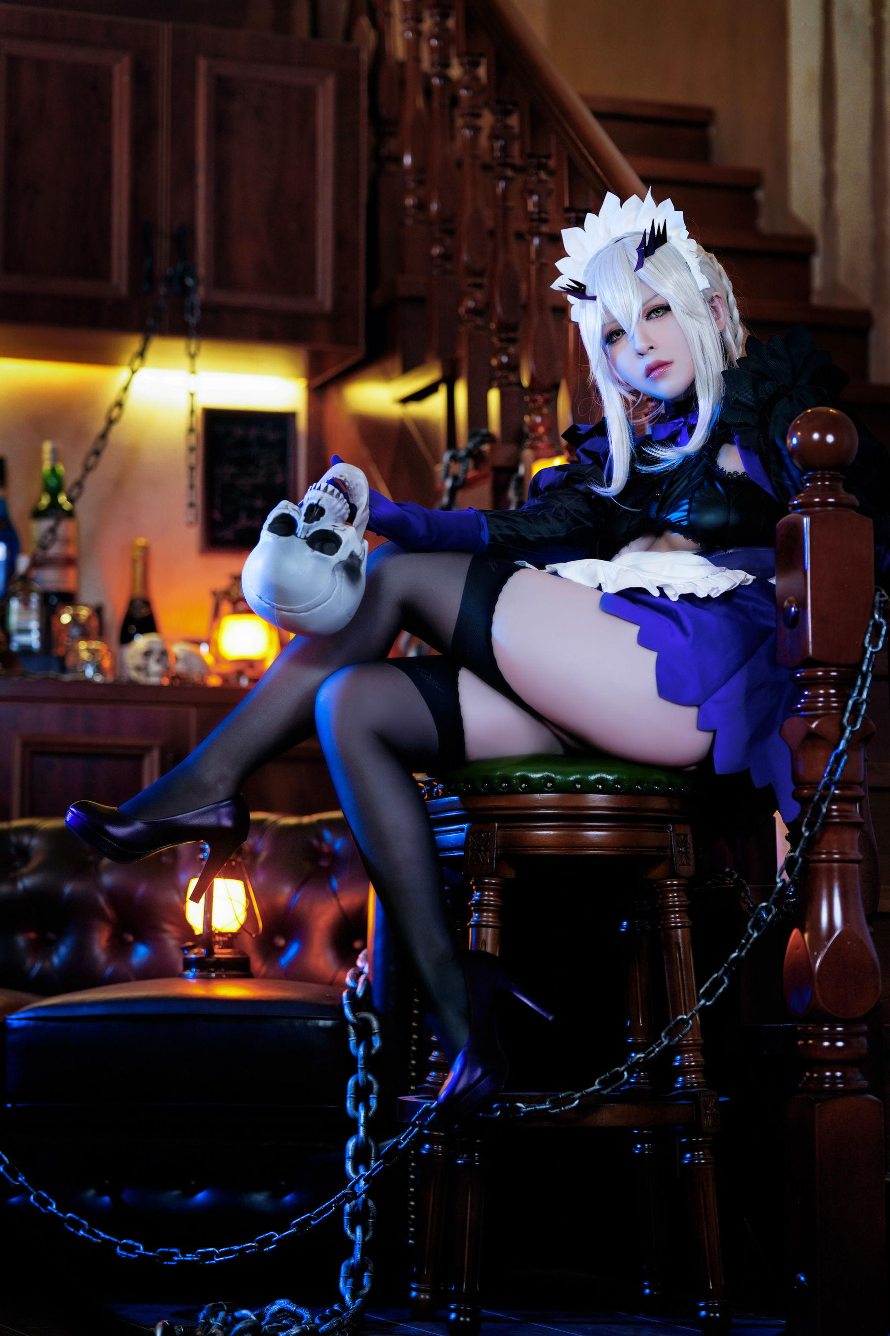 [网红COSER写真] 半半子 - LancerAlter Maid