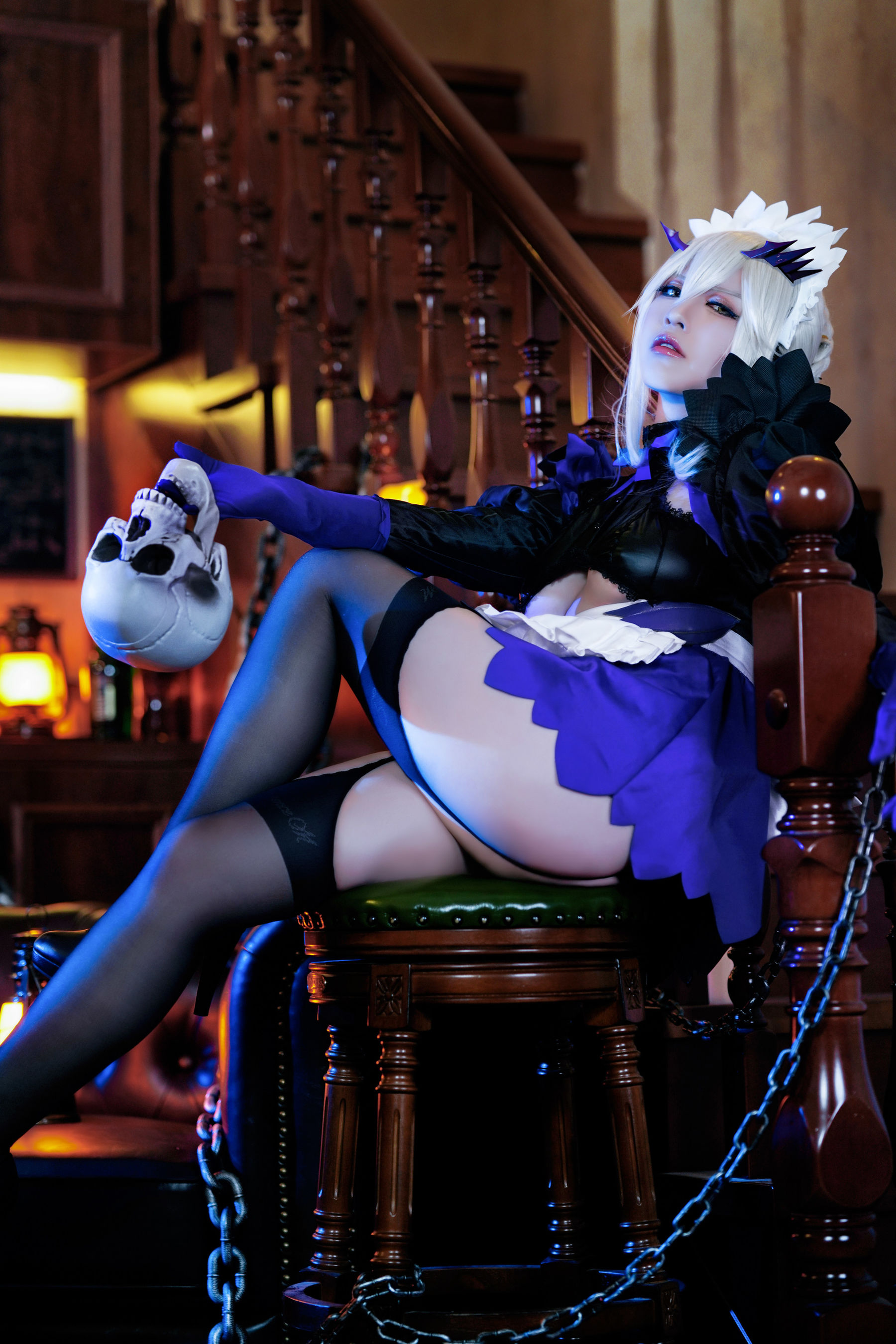 [网红COSER写真] 半半子 - LancerAlter Maid