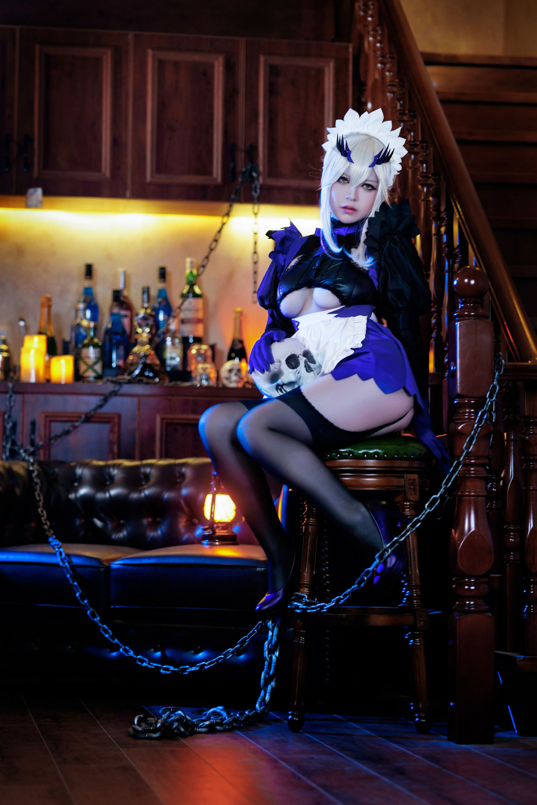 [网红COSER写真] 半半子 - LancerAlter Maid