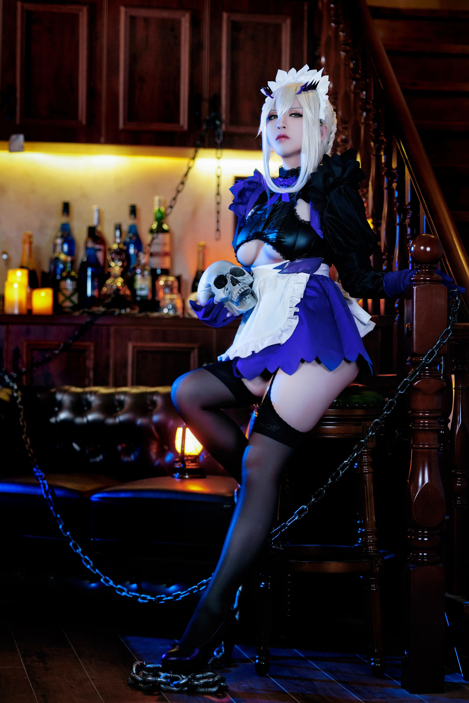 [网红COSER写真] 半半子 - LancerAlter Maid