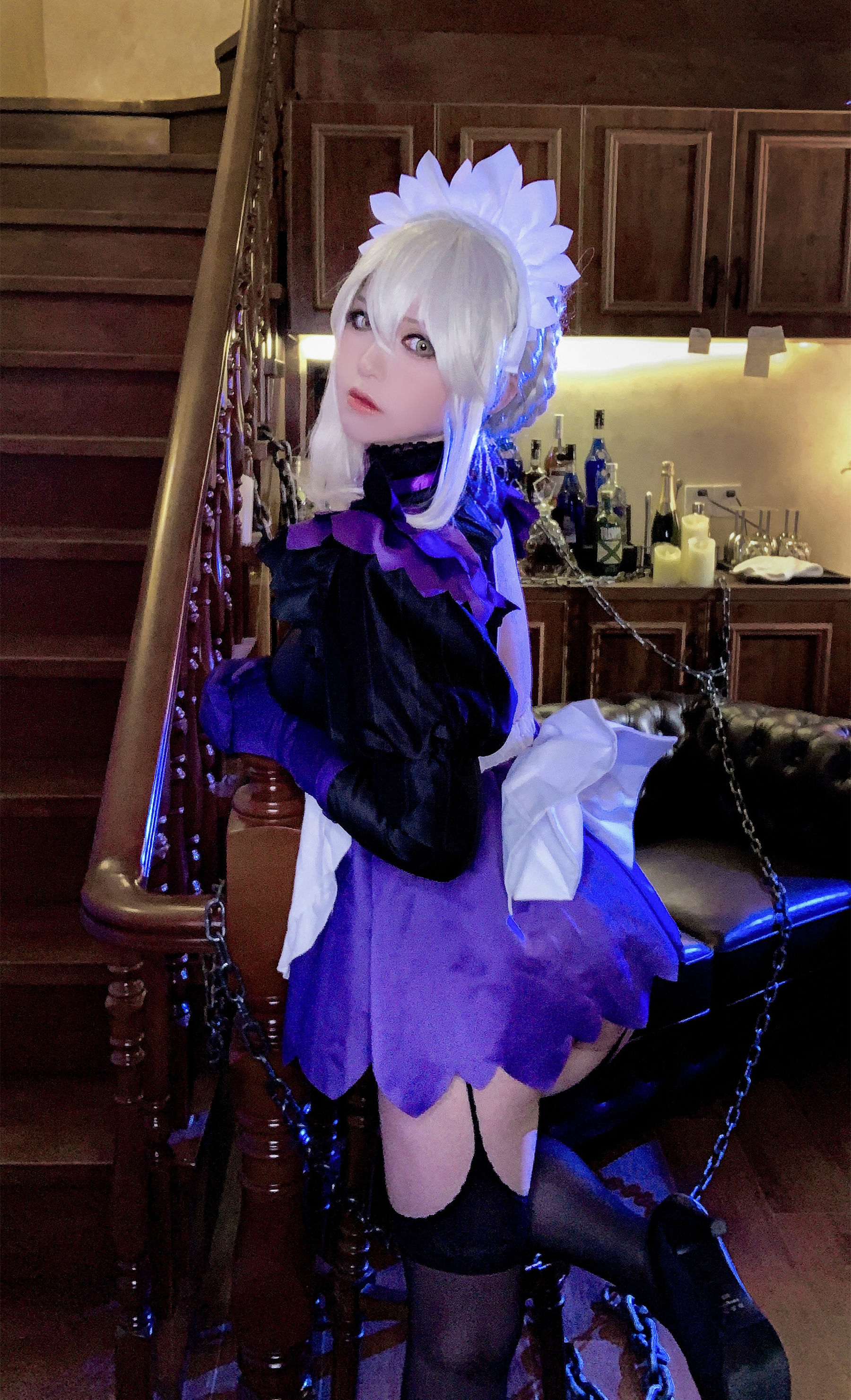 [网红COSER写真] 半半子 - LancerAlter Maid