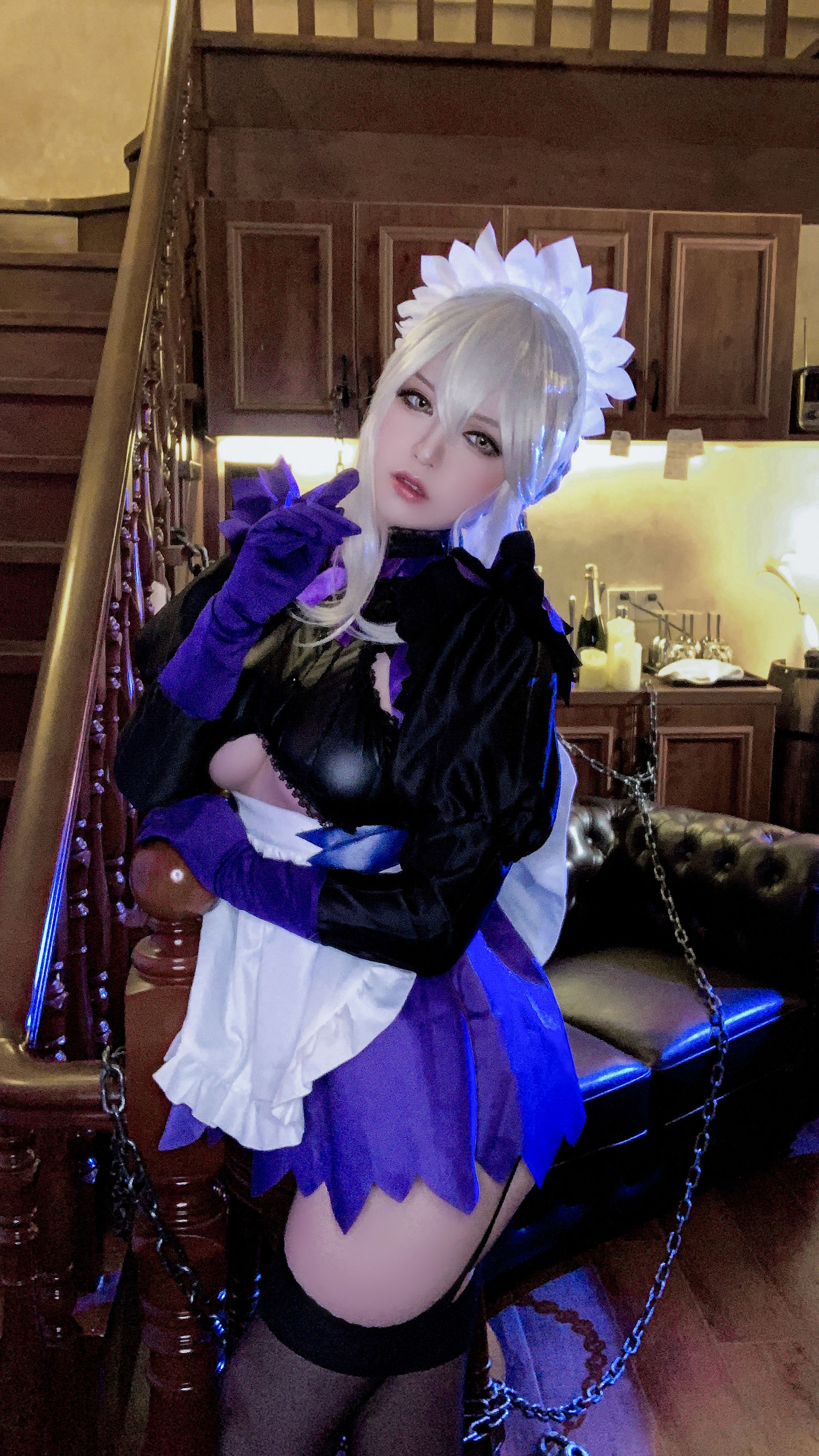 [网红COSER写真] 半半子 - LancerAlter Maid