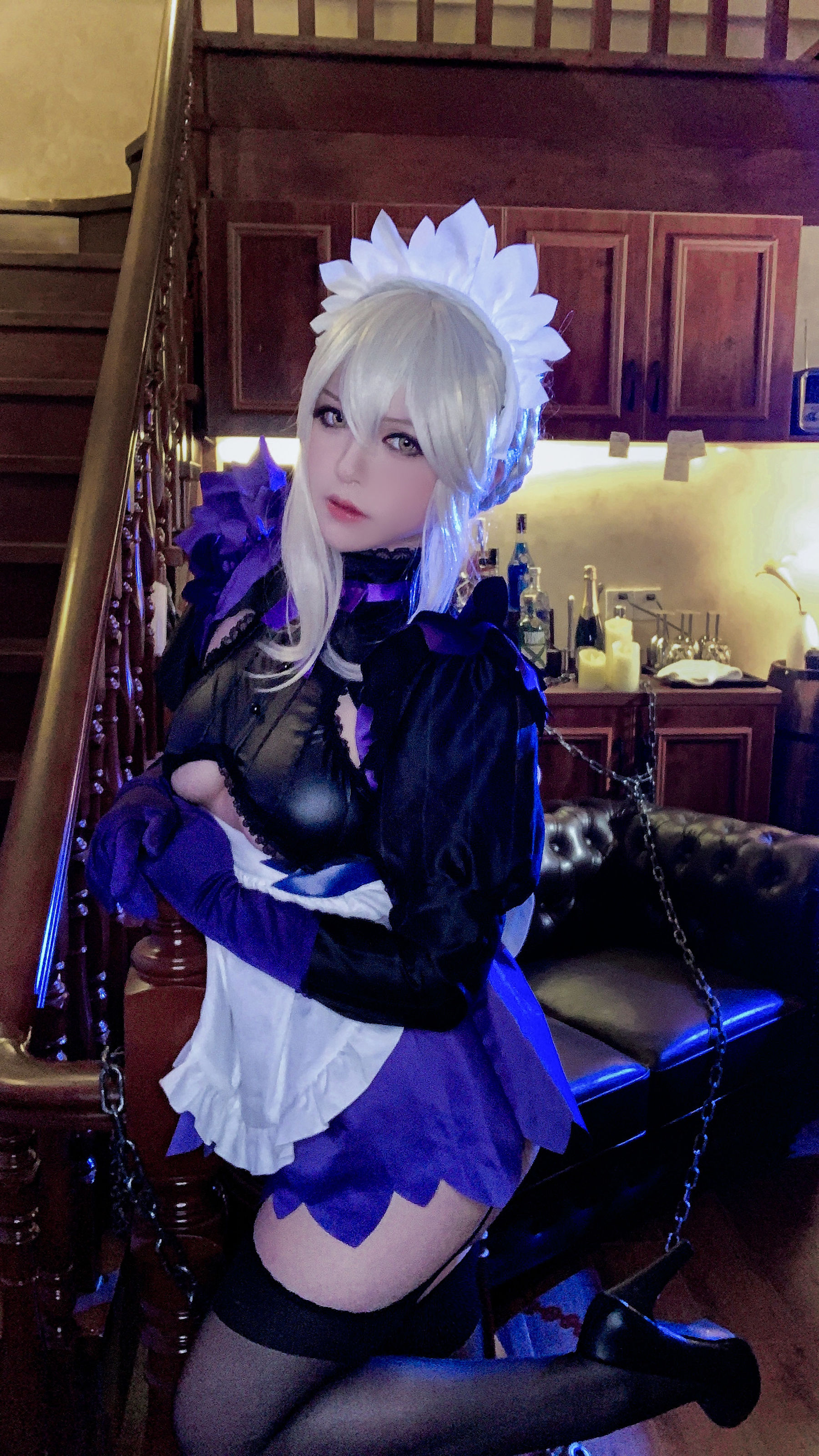 [网红COSER写真] 半半子 - LancerAlter Maid