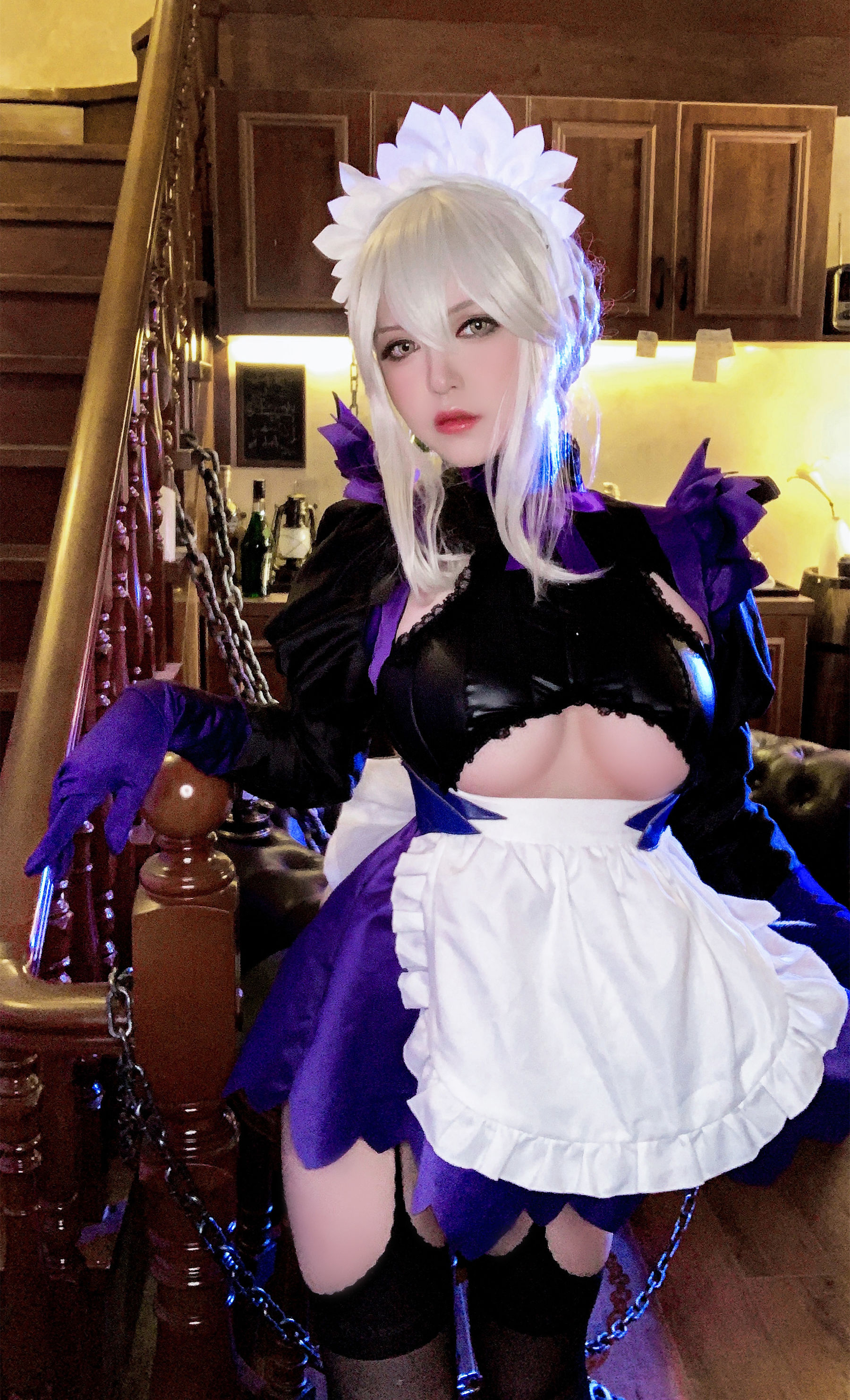 [网红COSER写真] 半半子 - LancerAlter Maid
