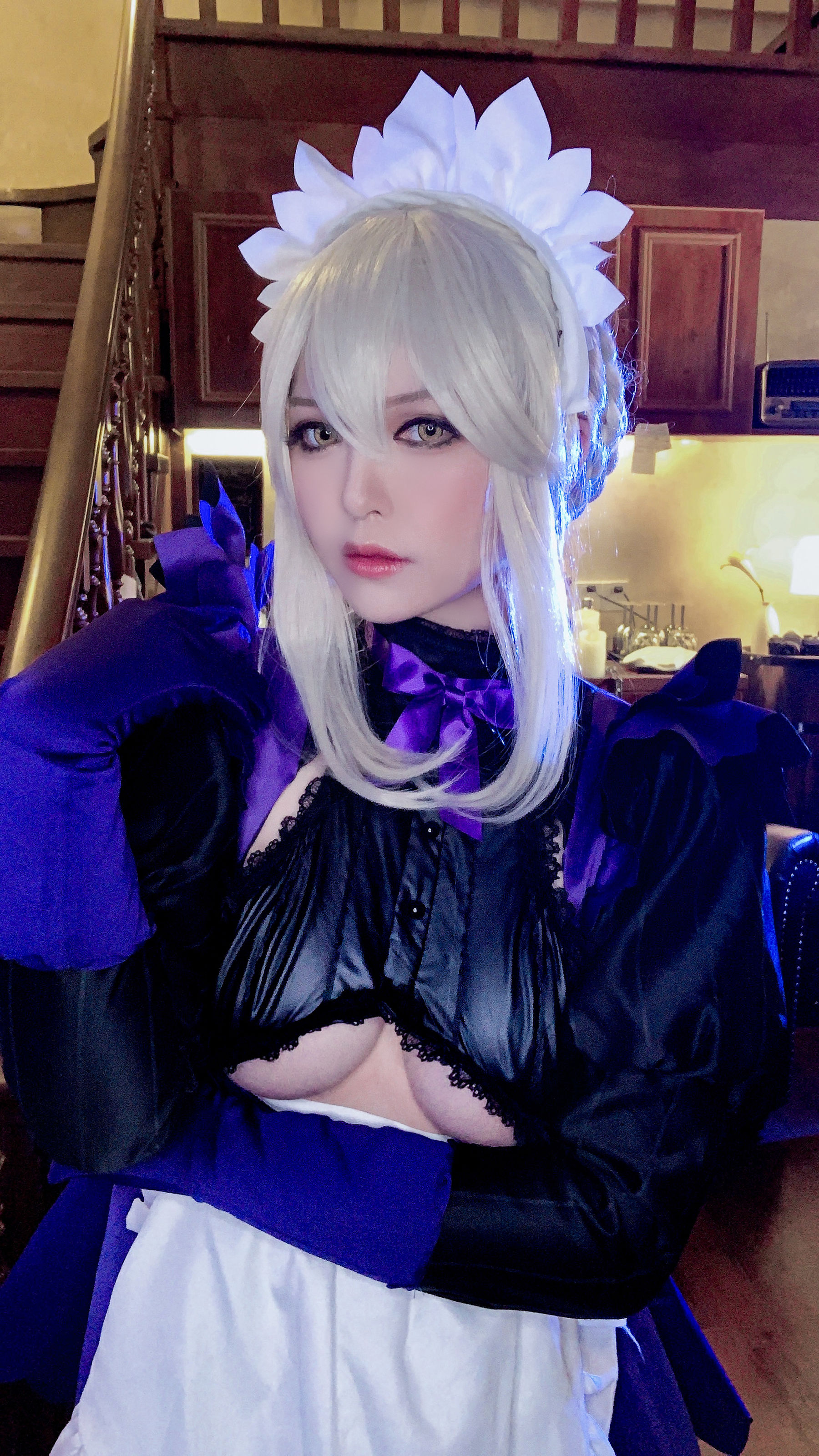 [网红COSER写真] 半半子 - LancerAlter Maid